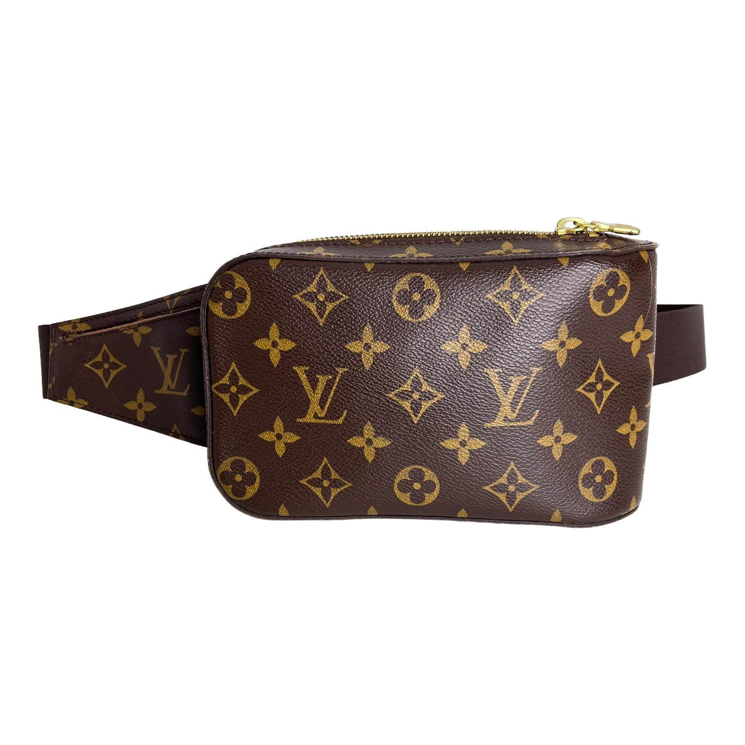 Geronimo cloth bag Louis Vuitton Brown in Cloth - 24946969