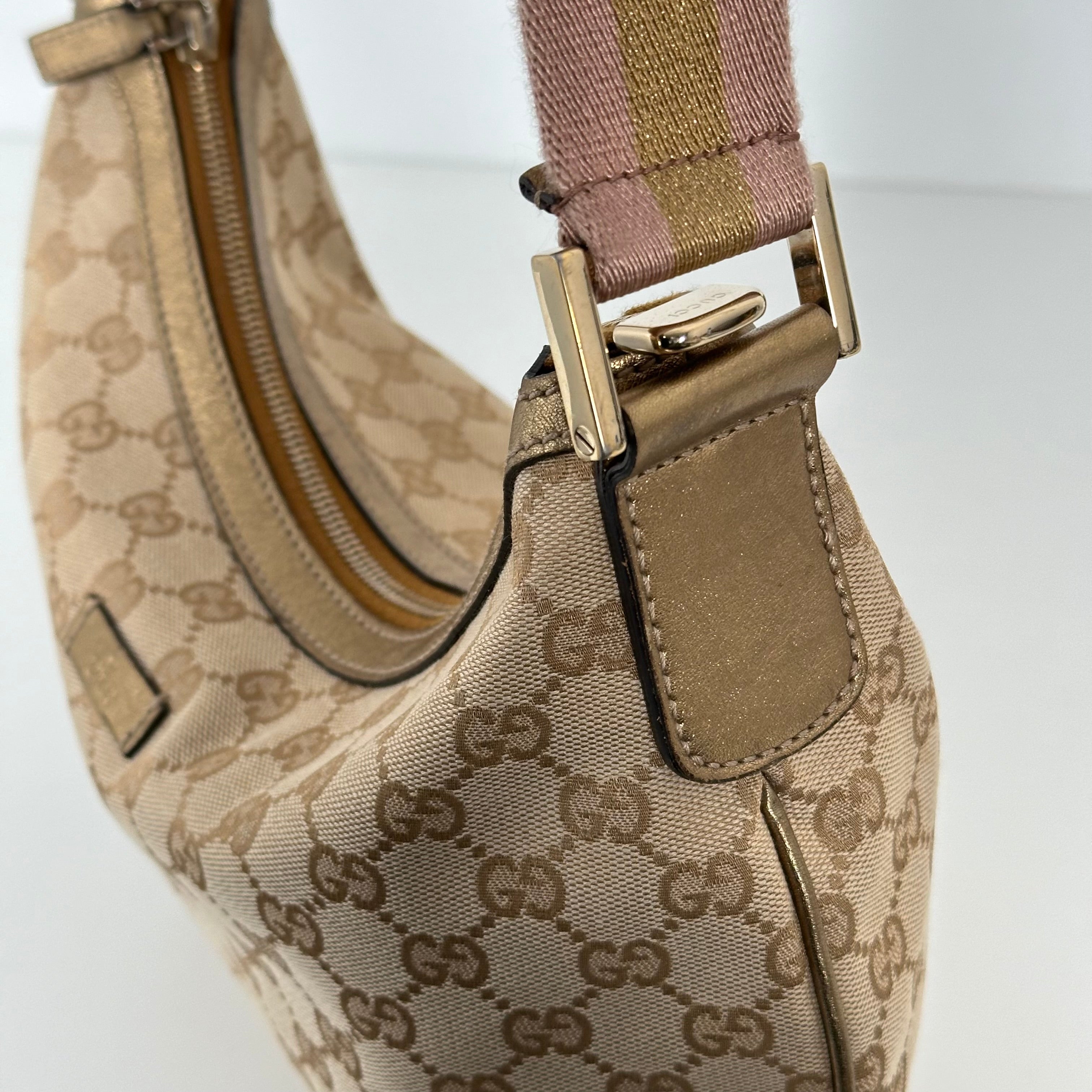 GG Pink & Gold Messanger Bag