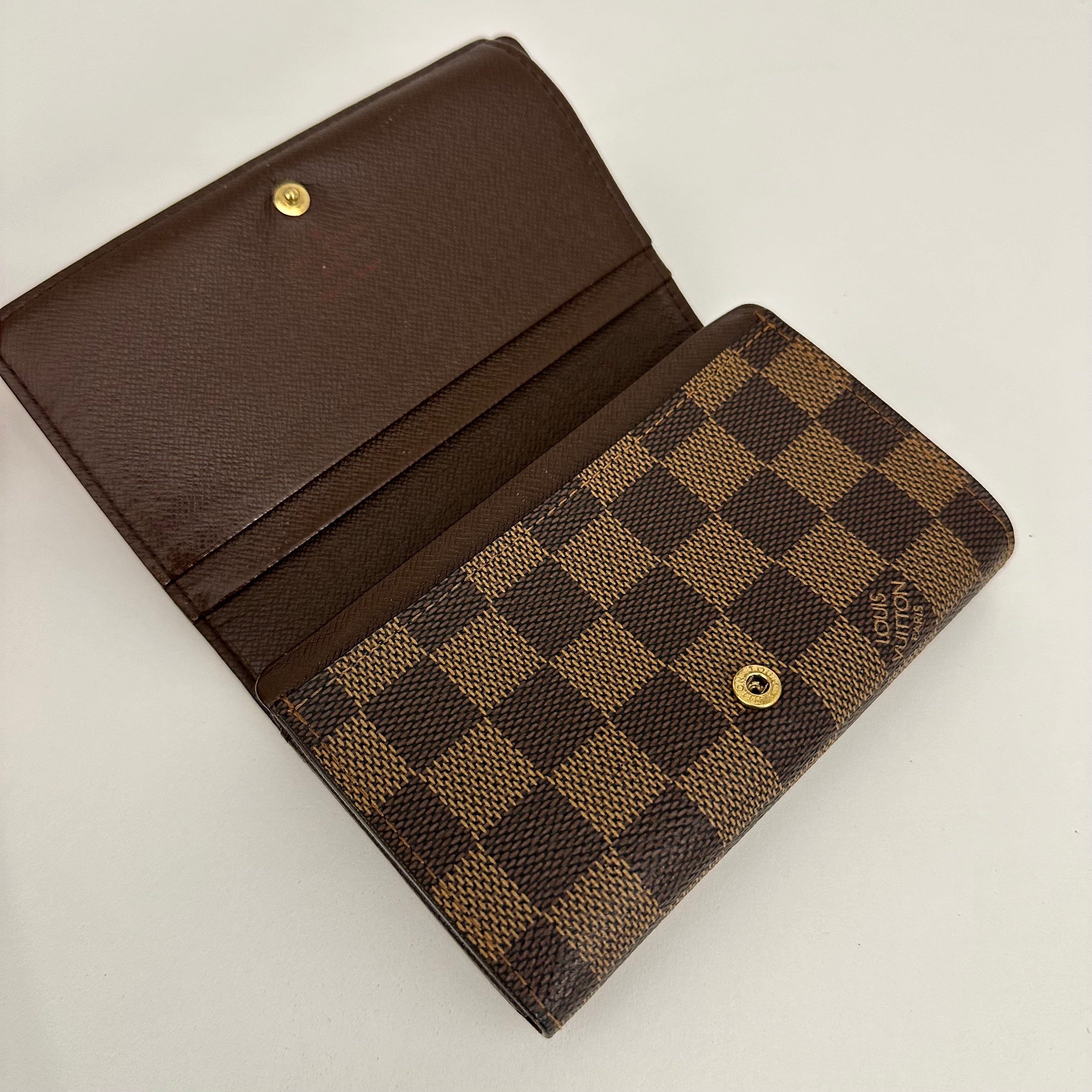 Damier Ebene Compact Wallet