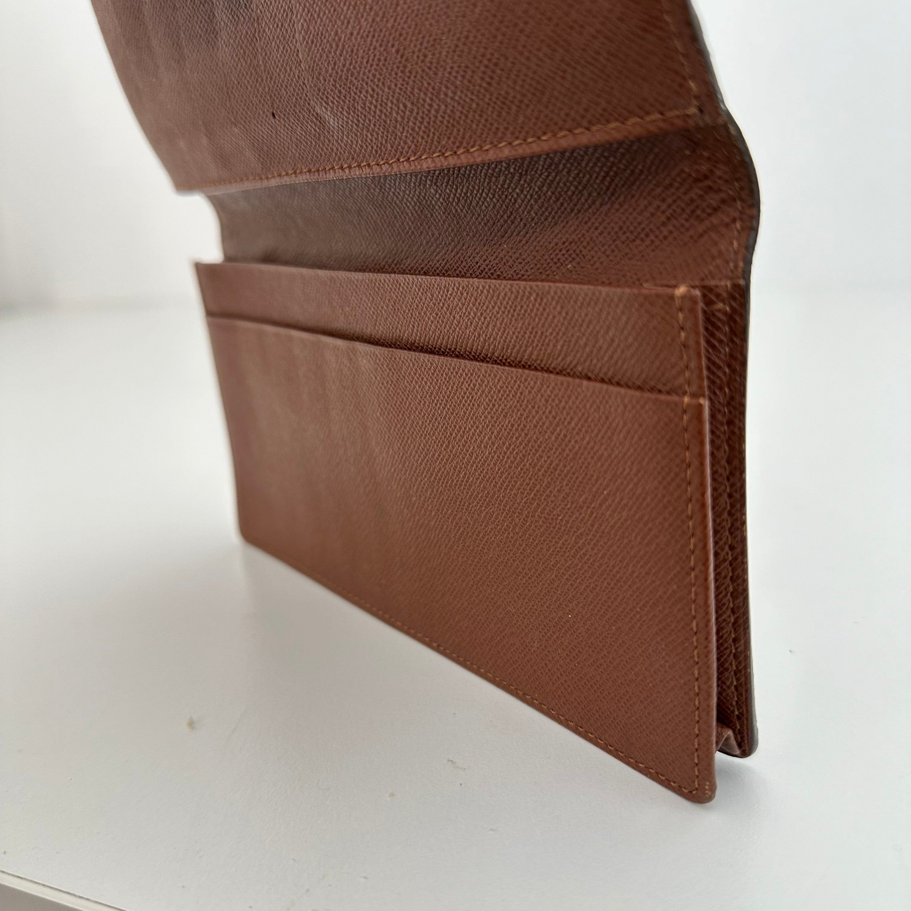 Monogram Flap Wallet