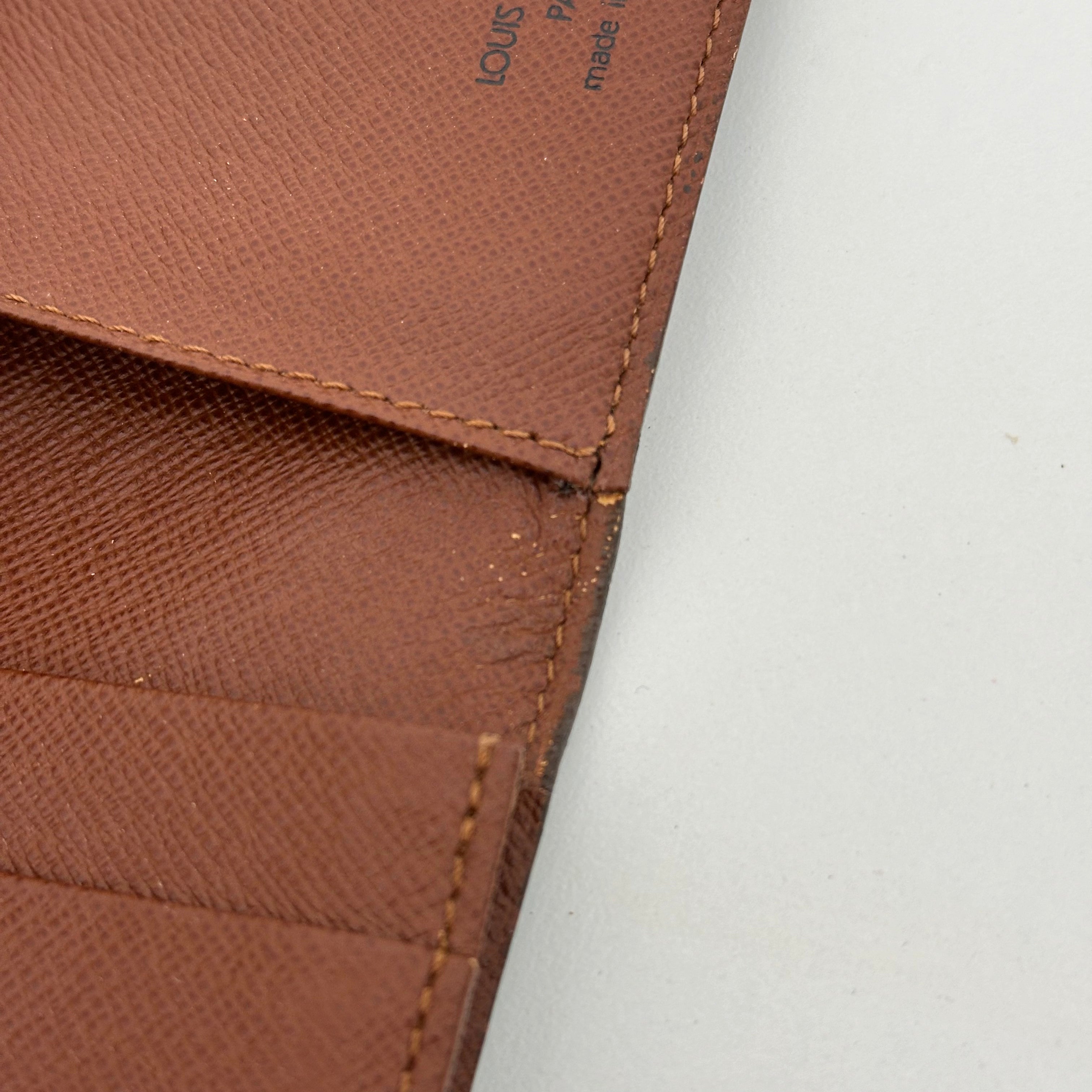 Monogram Flap Wallet