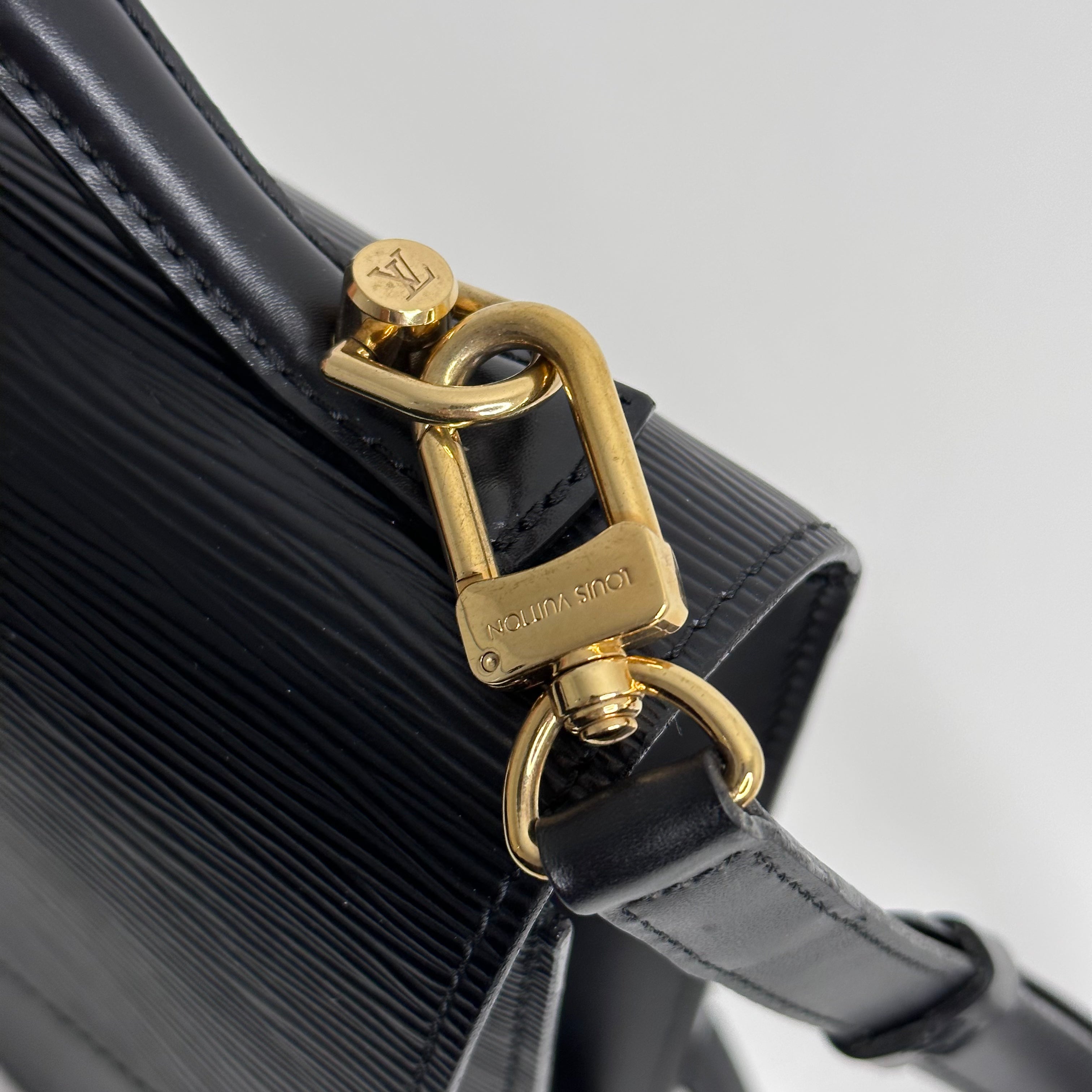 Black Epi Monceau Bag