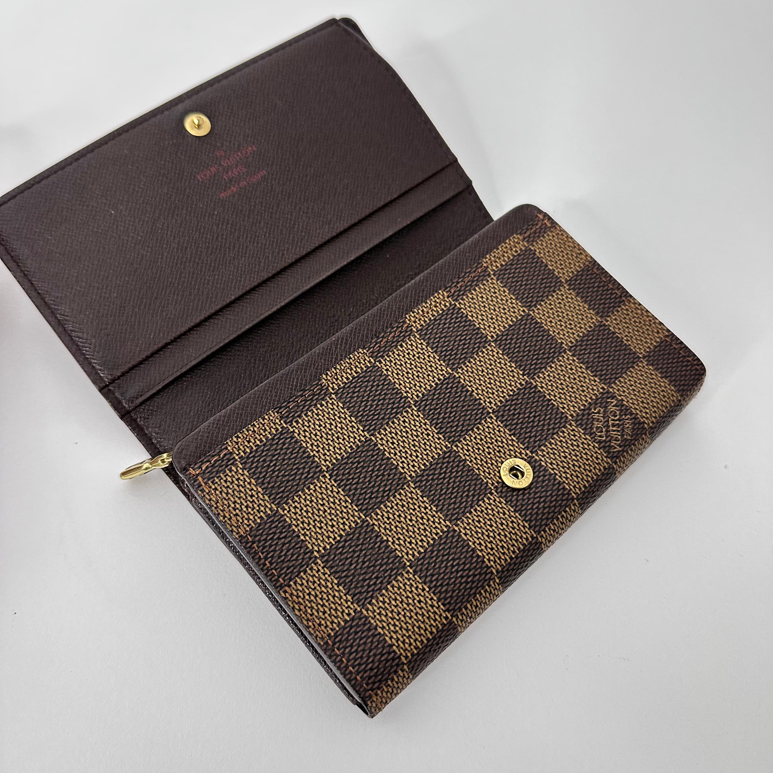 Damier Ebene Compact Wallet