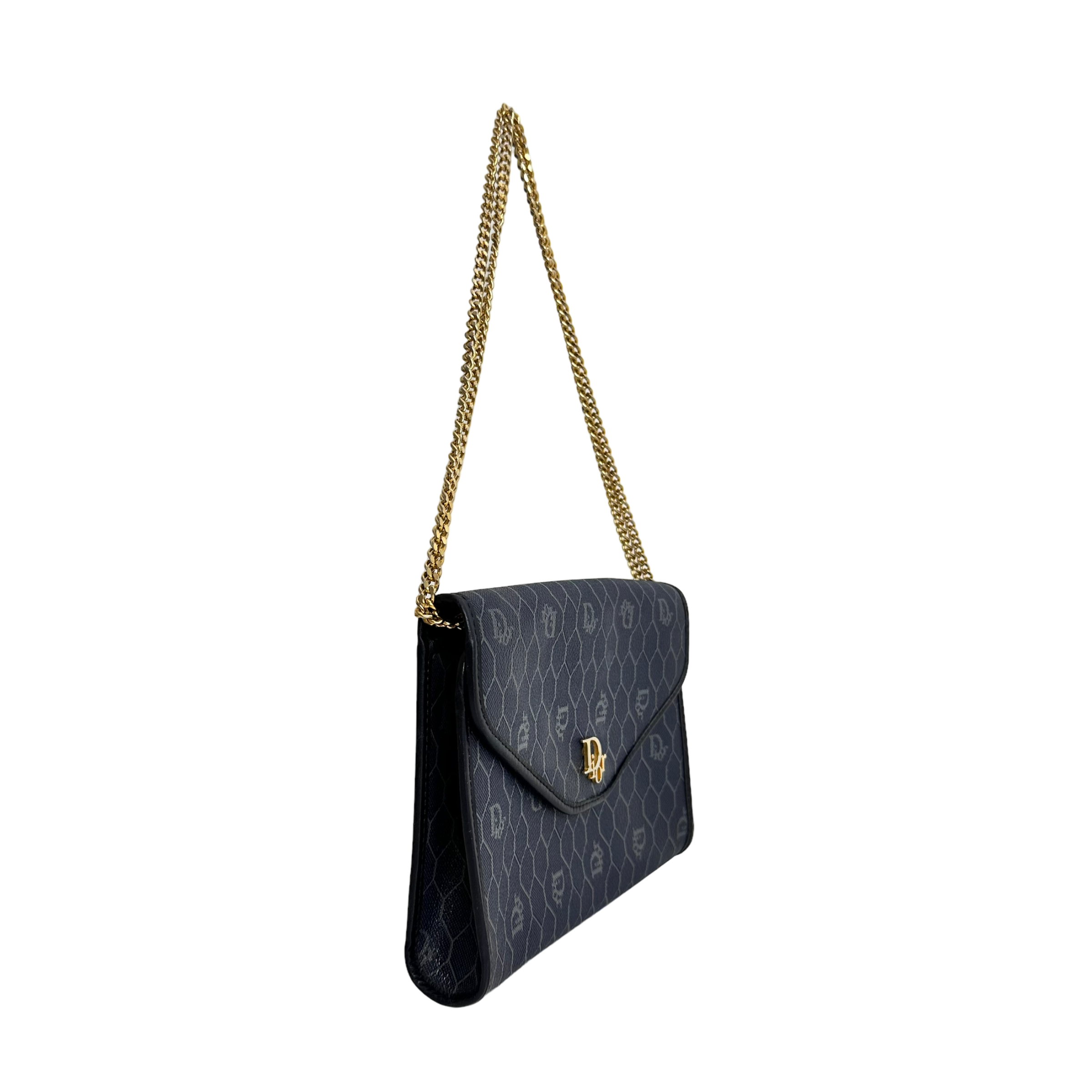 Navy Honeycomb Crossbody