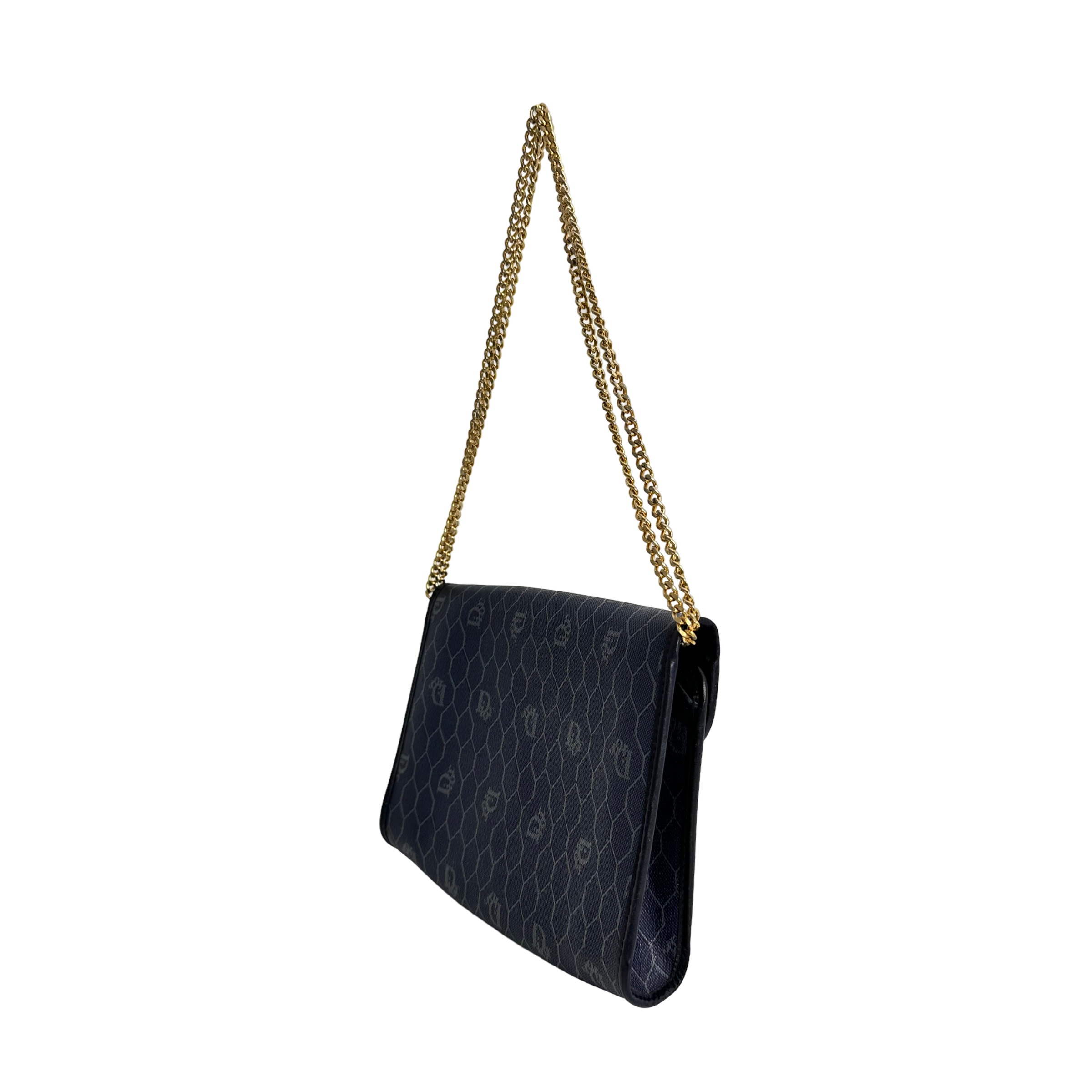 Navy Honeycomb Crossbody