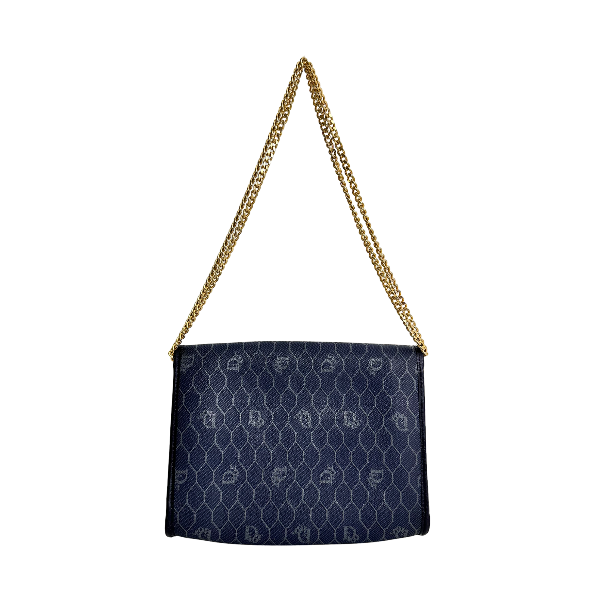 Navy Honeycomb Crossbody