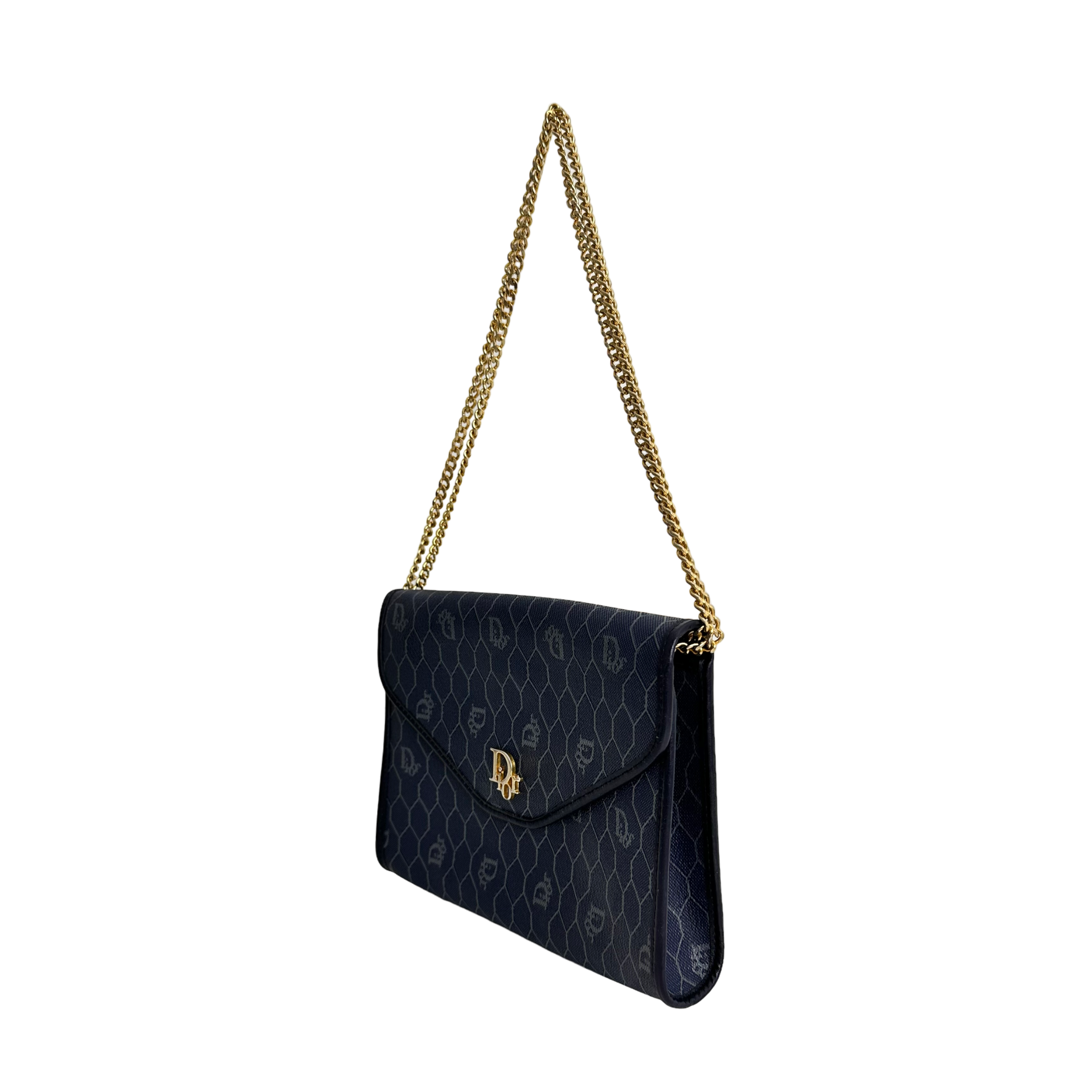 Navy Honeycomb Crossbody