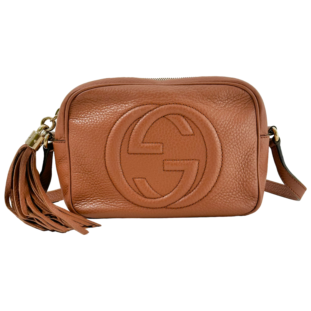 Gucci soho bag tan online