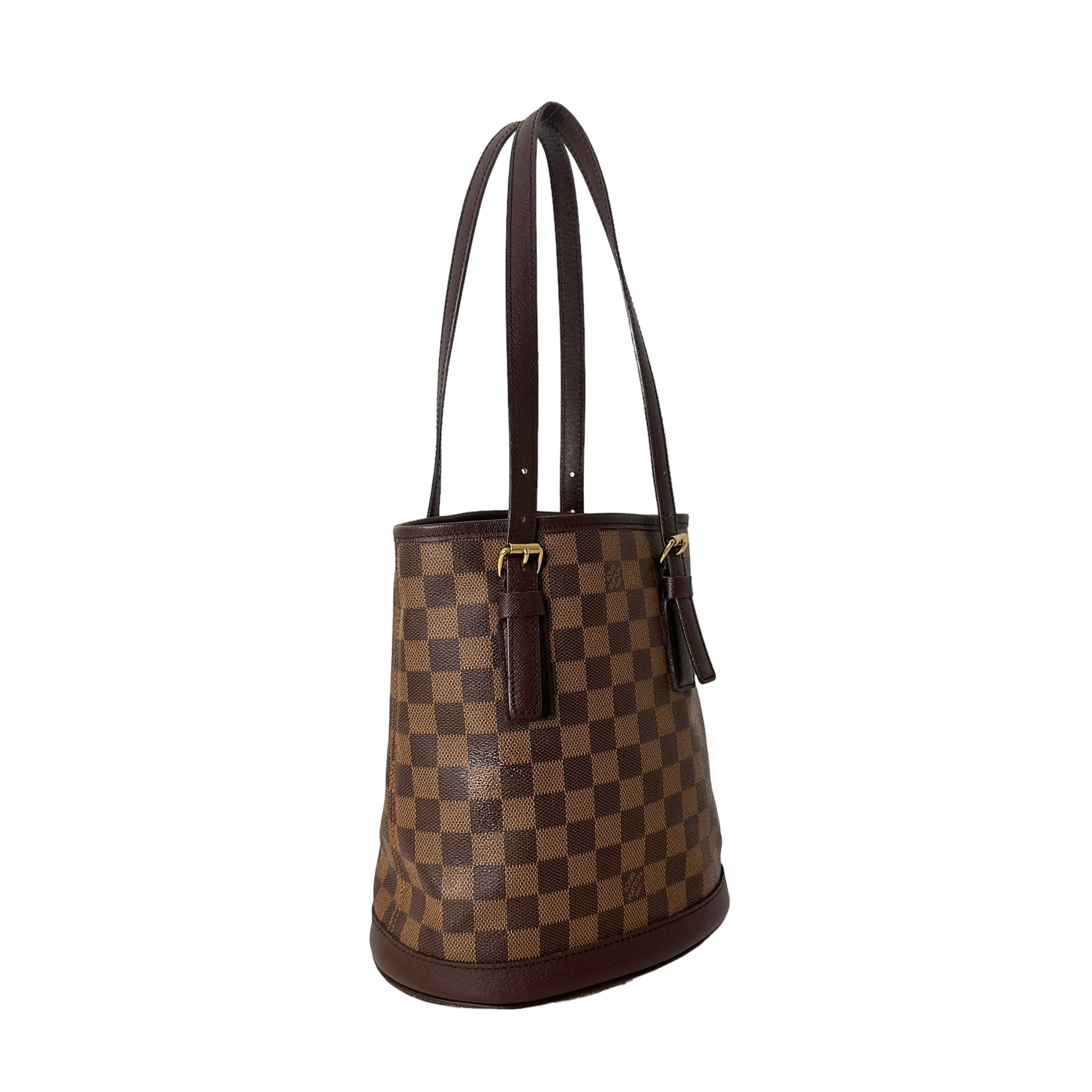 Damier Ebene Marias Bucket Bag