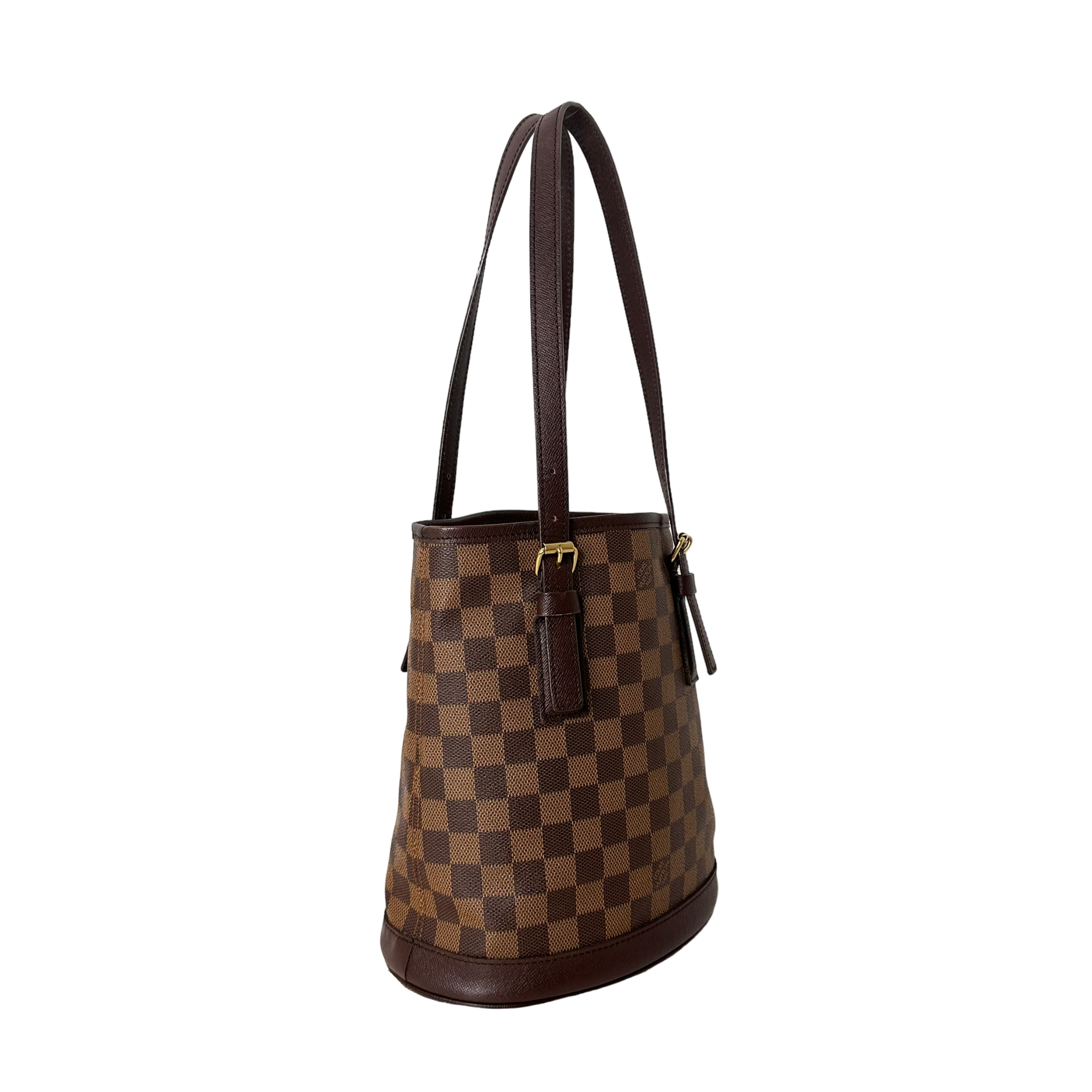 Damier Ebene Marias Bucket Bag