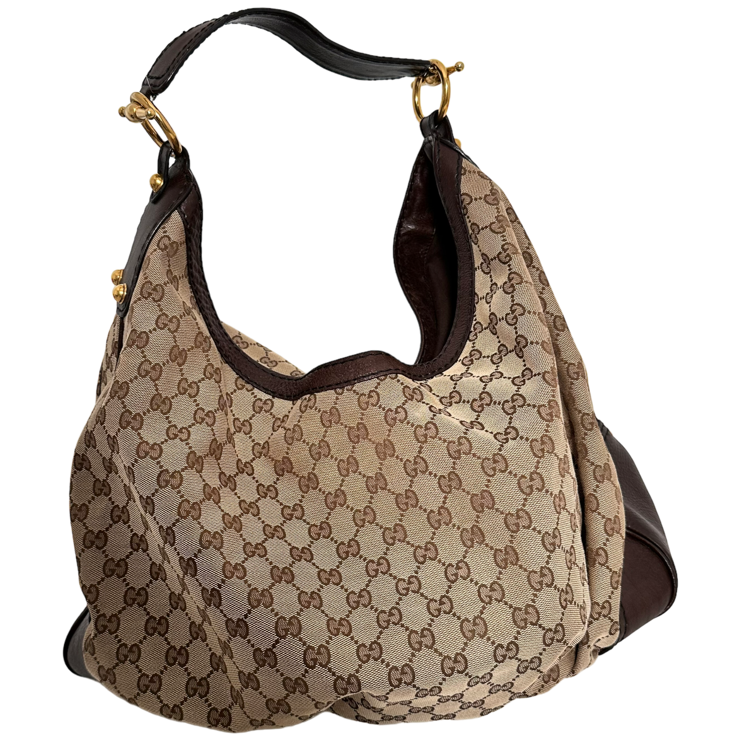 Large GG Canvas Hobo Bag