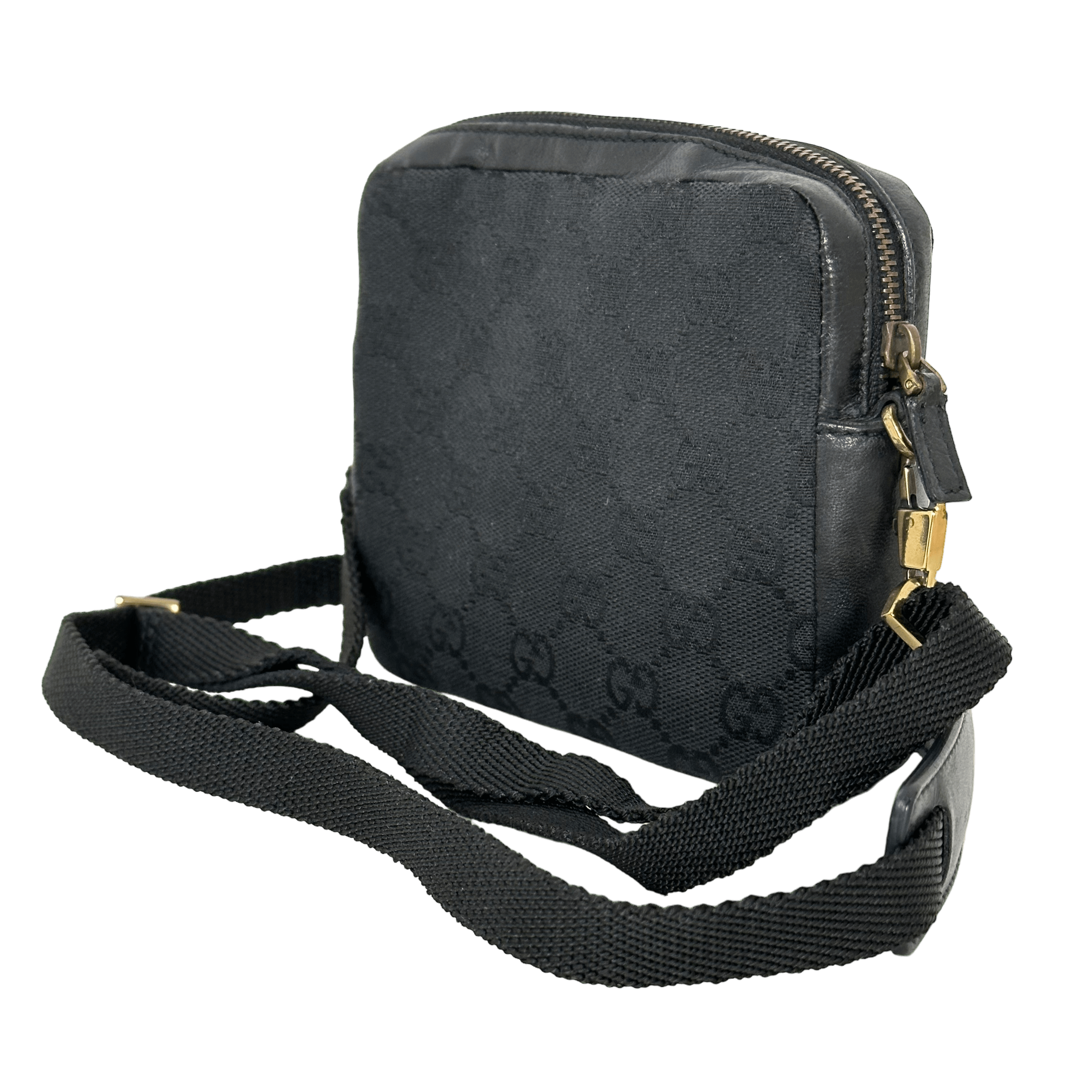 Black GG Square Crossbody