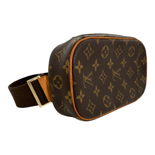 $1000 Louis Vuitton Monogram Canvas Pochette Gange Crossbody Waist