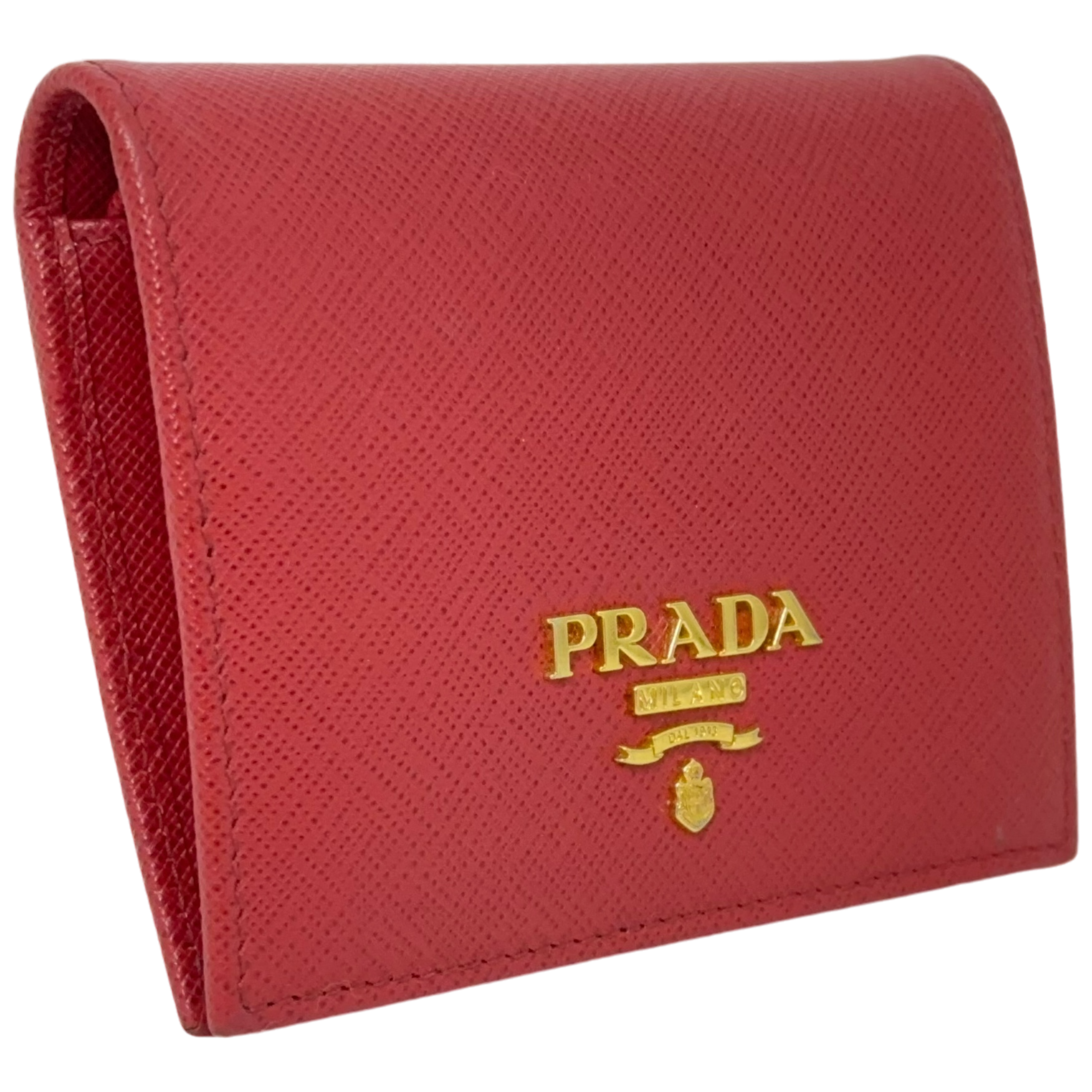 Red Saffino Snap Wallet