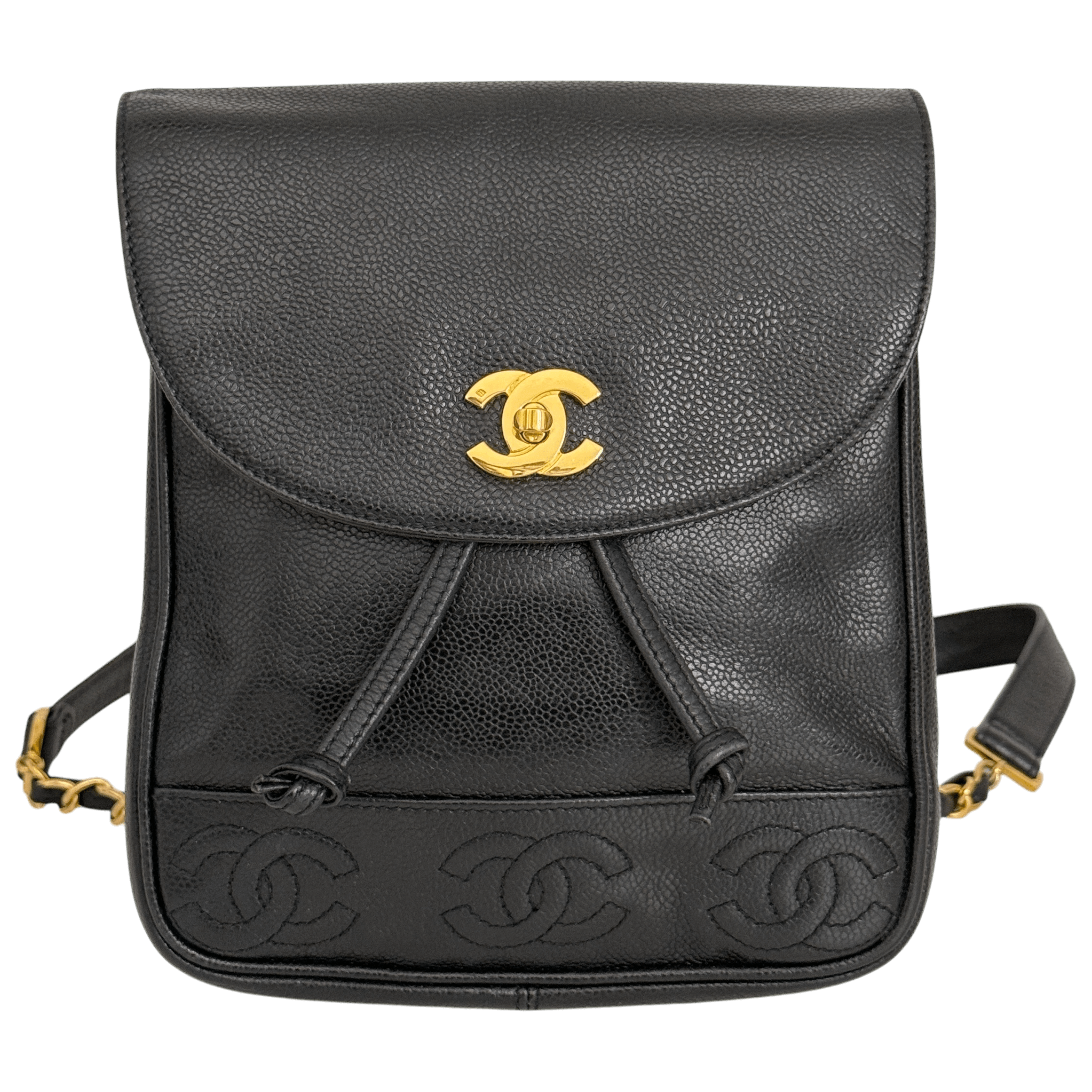 Turnlock Caviar Backpack