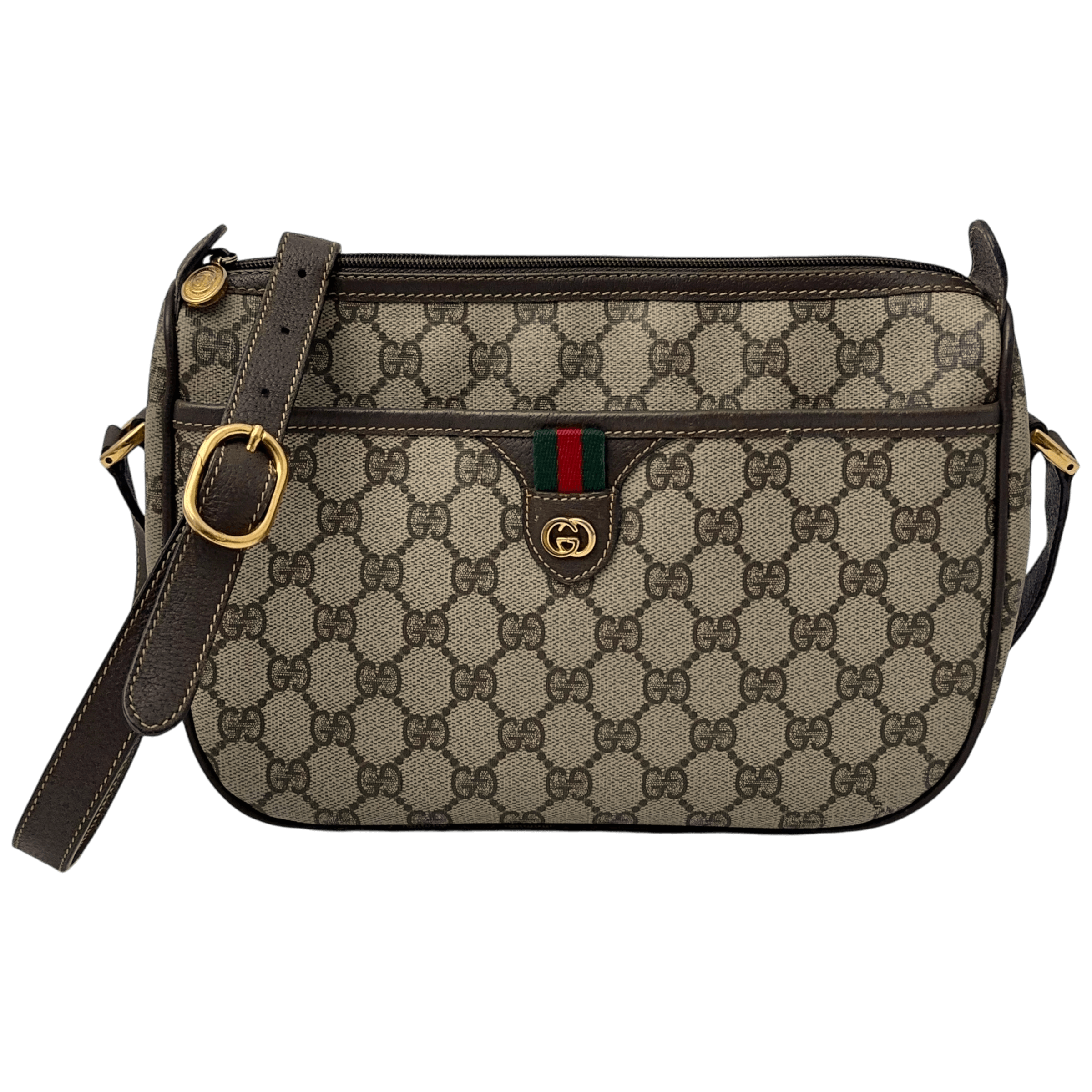 Gucci Vintage GG Web Crossbody