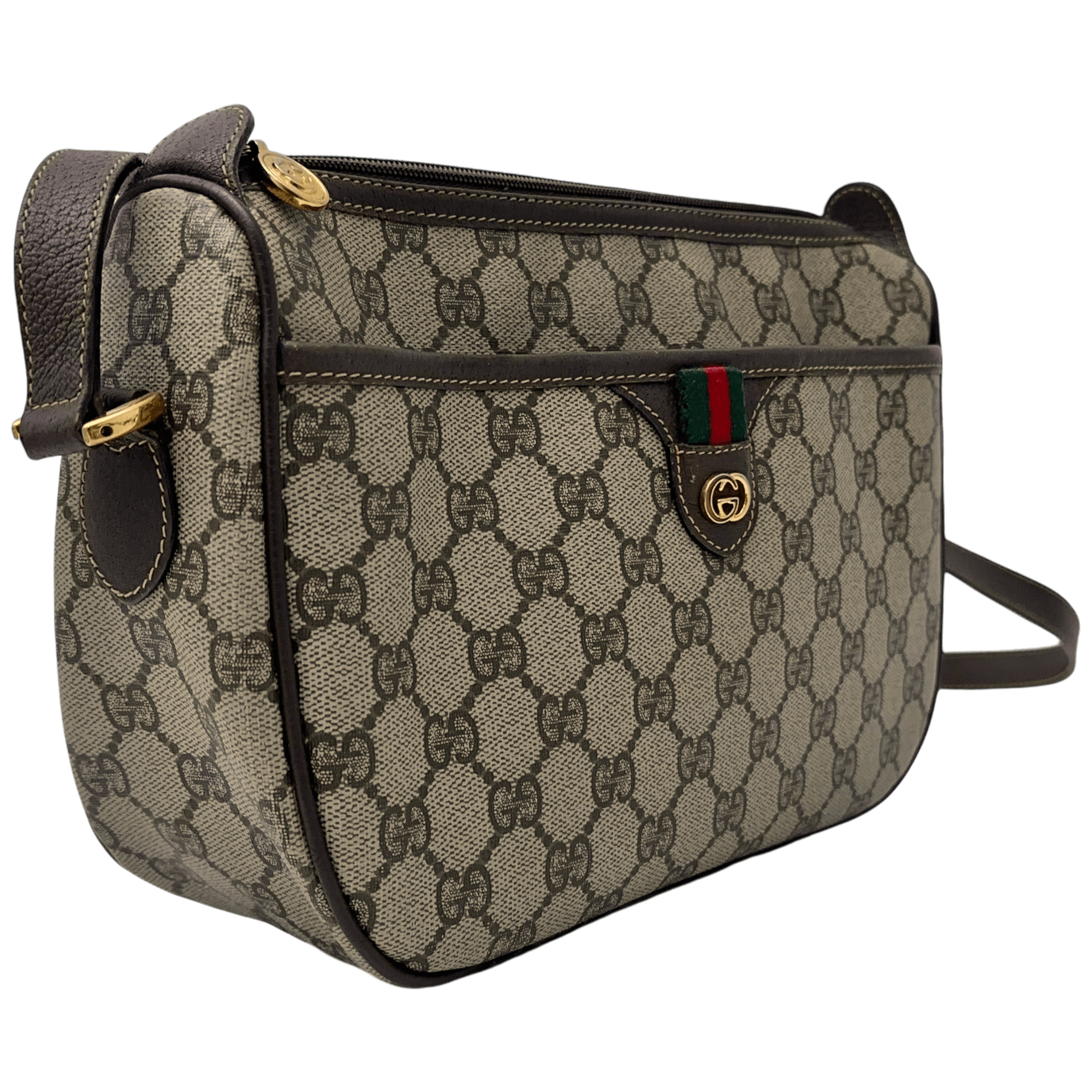 Gucci Vintage GG Web Crossbody