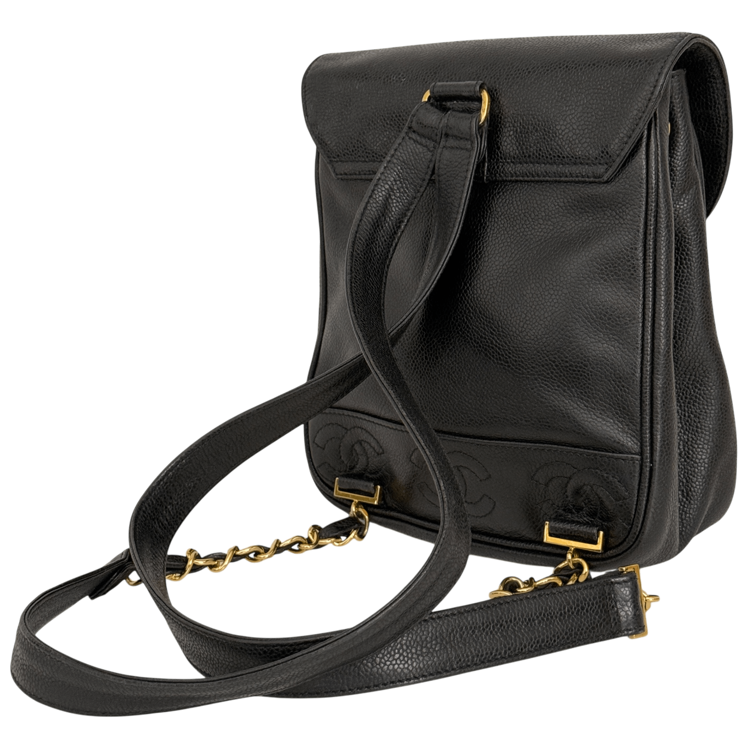 Turnlock Caviar Backpack