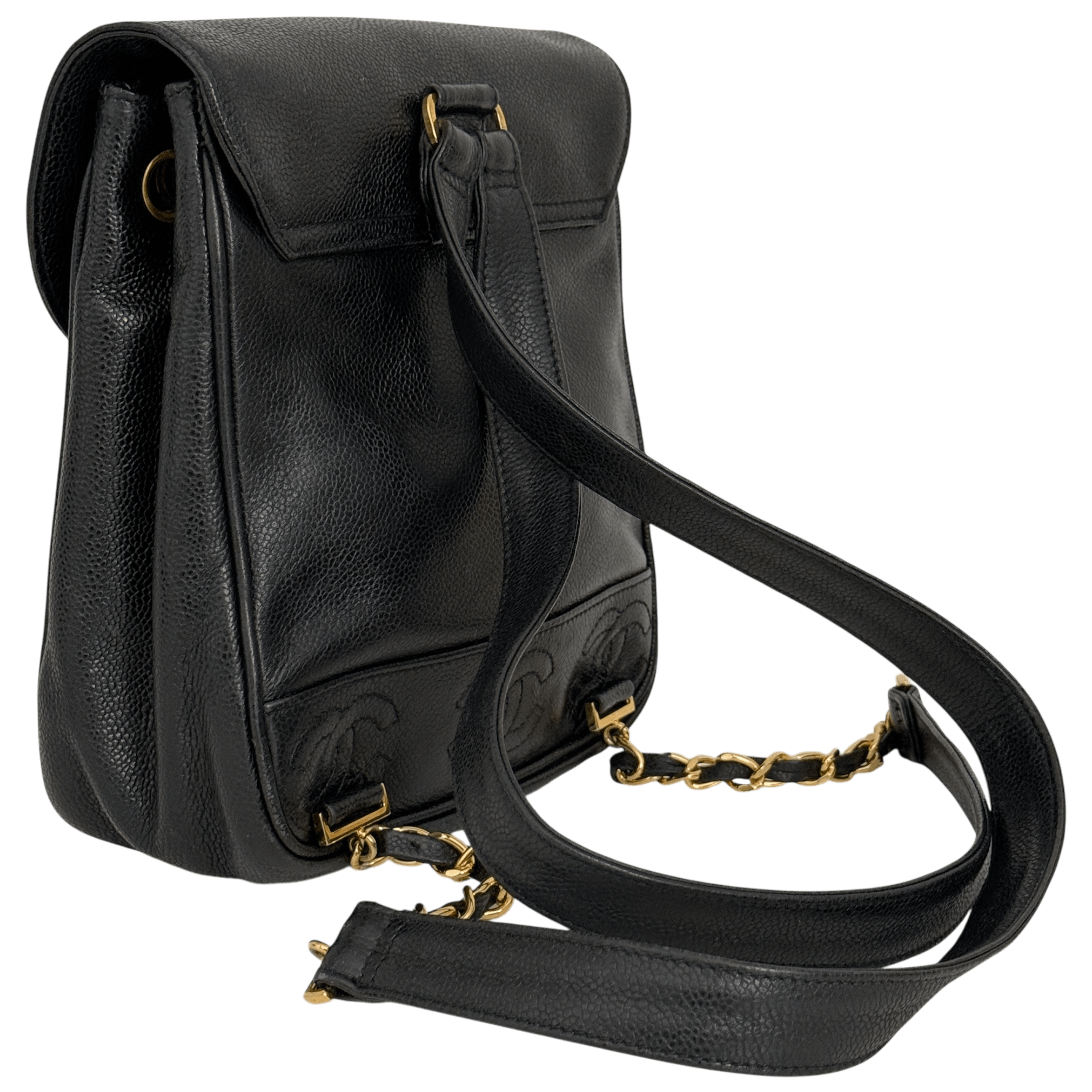 Turnlock Caviar Backpack