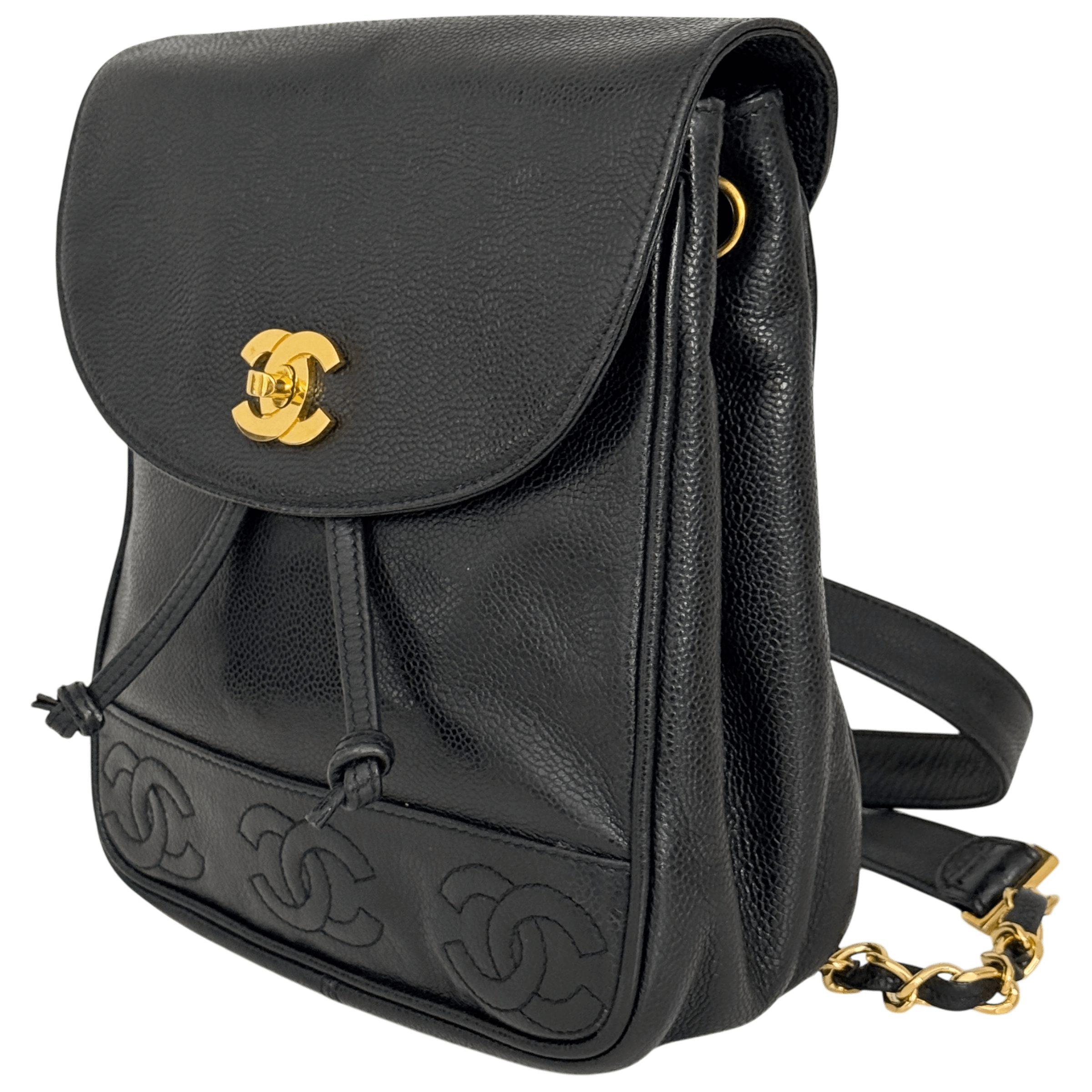 Turnlock Caviar Backpack