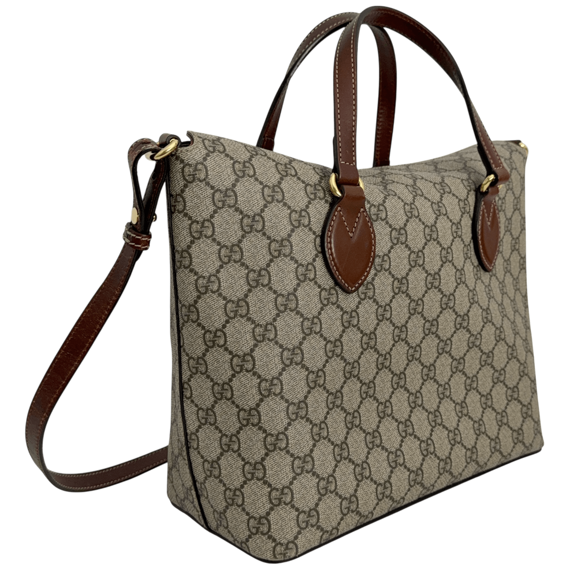 GG Supreme Linea A Foldover Tote