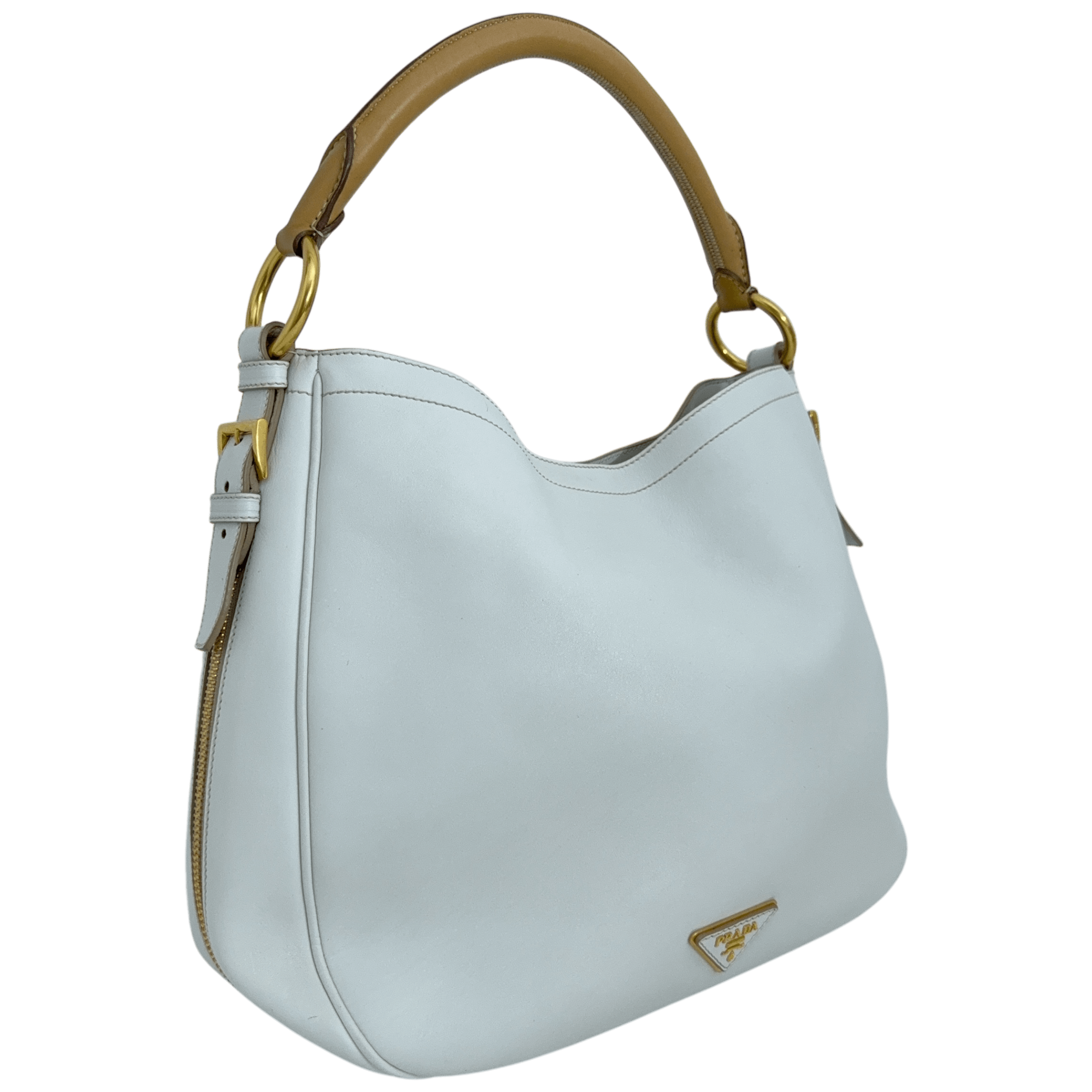 White Large Shoulder Bag