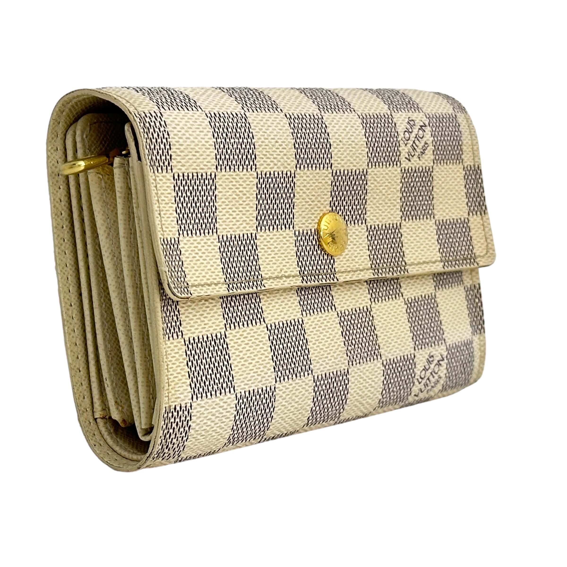 Damier Azur Large Compact Wallet