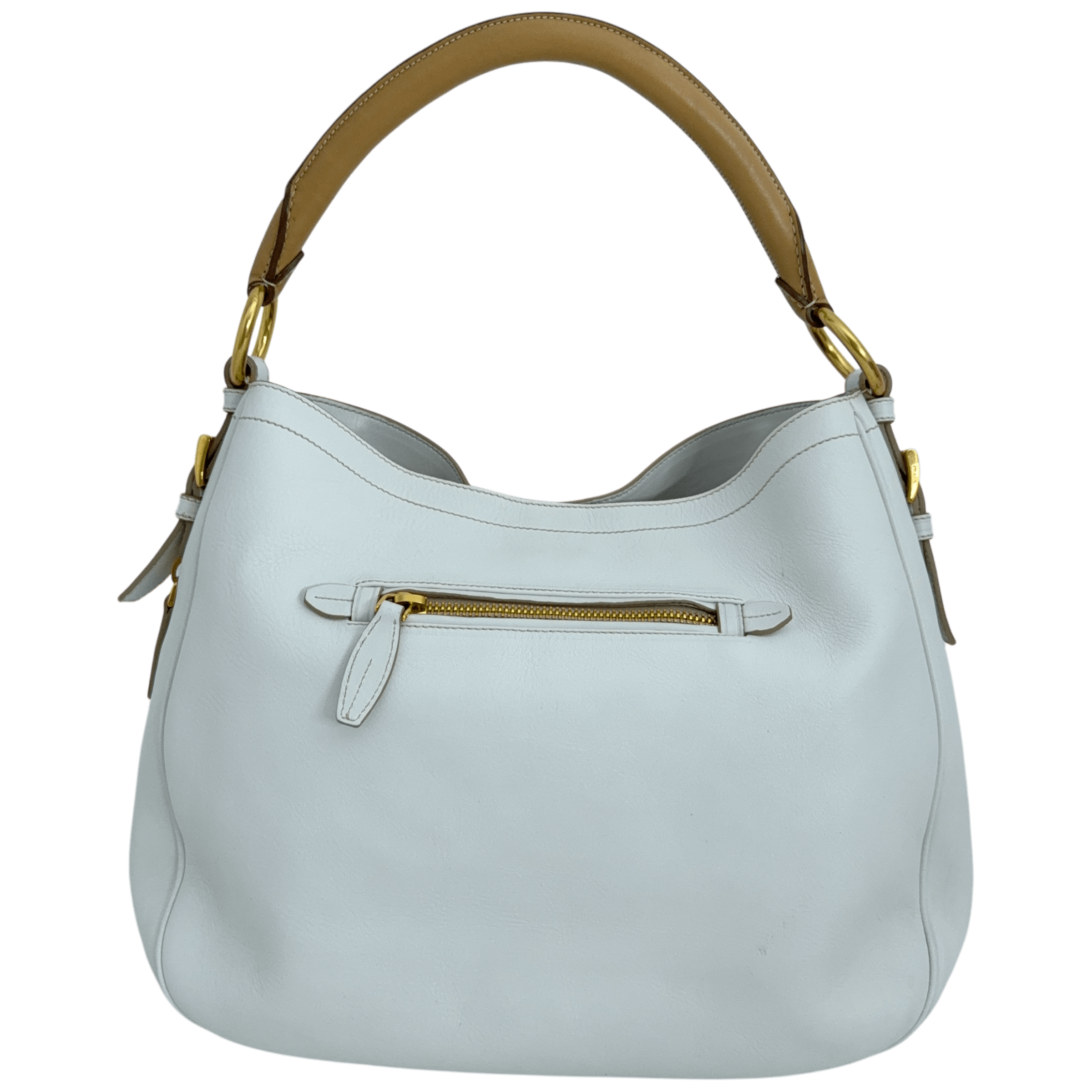 White Large Shoulder Bag