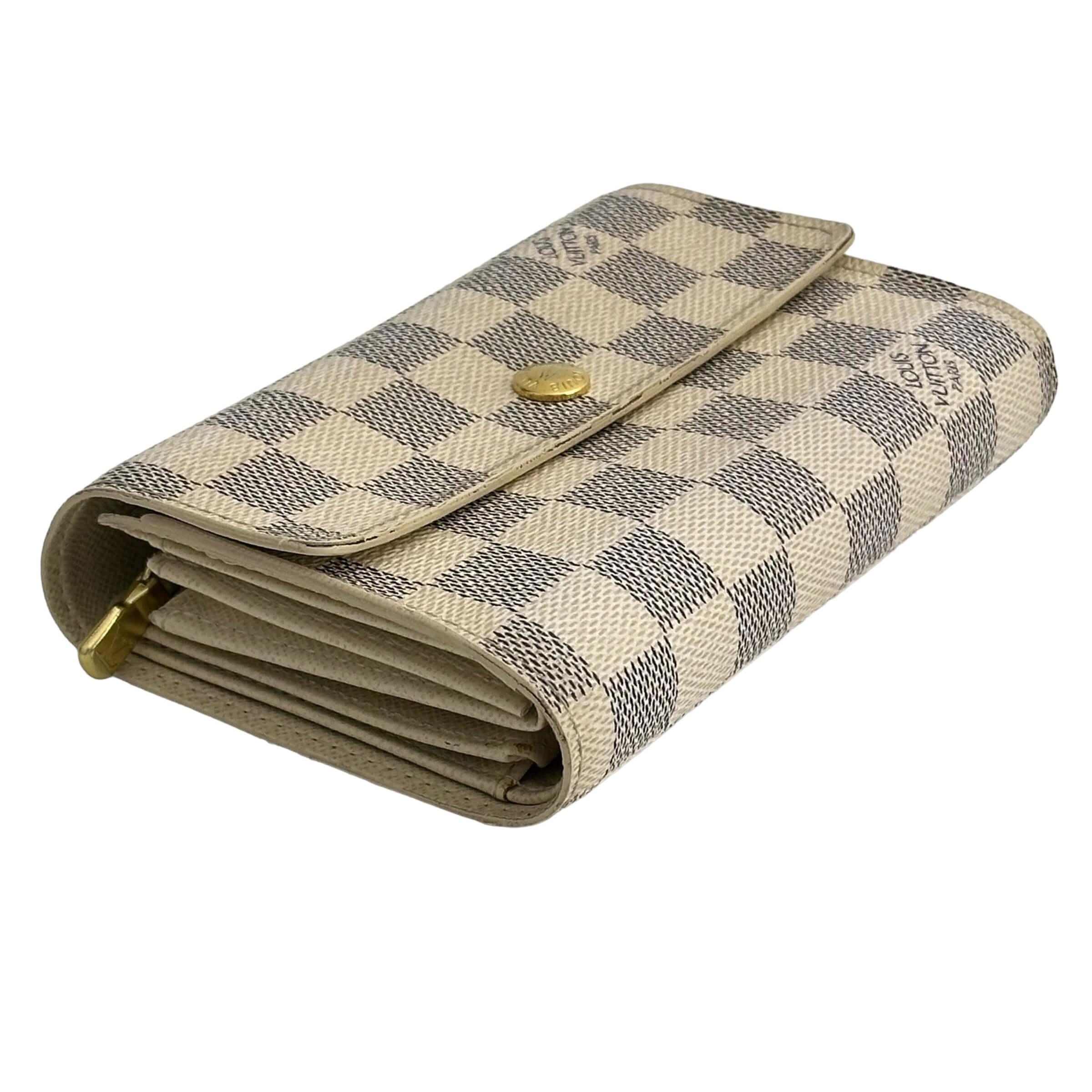 Damier Azur Large Compact Wallet