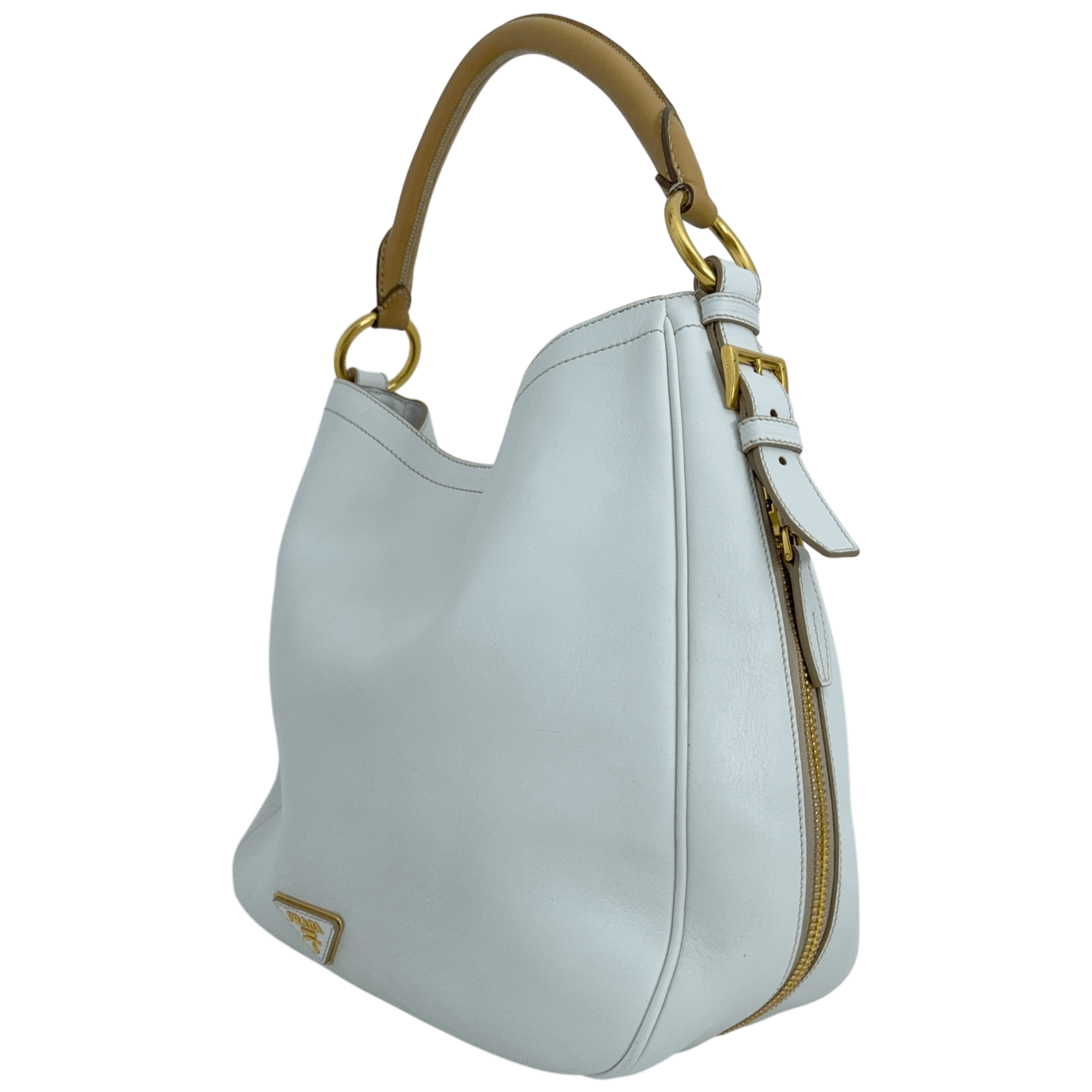 White Large Shoulder Bag