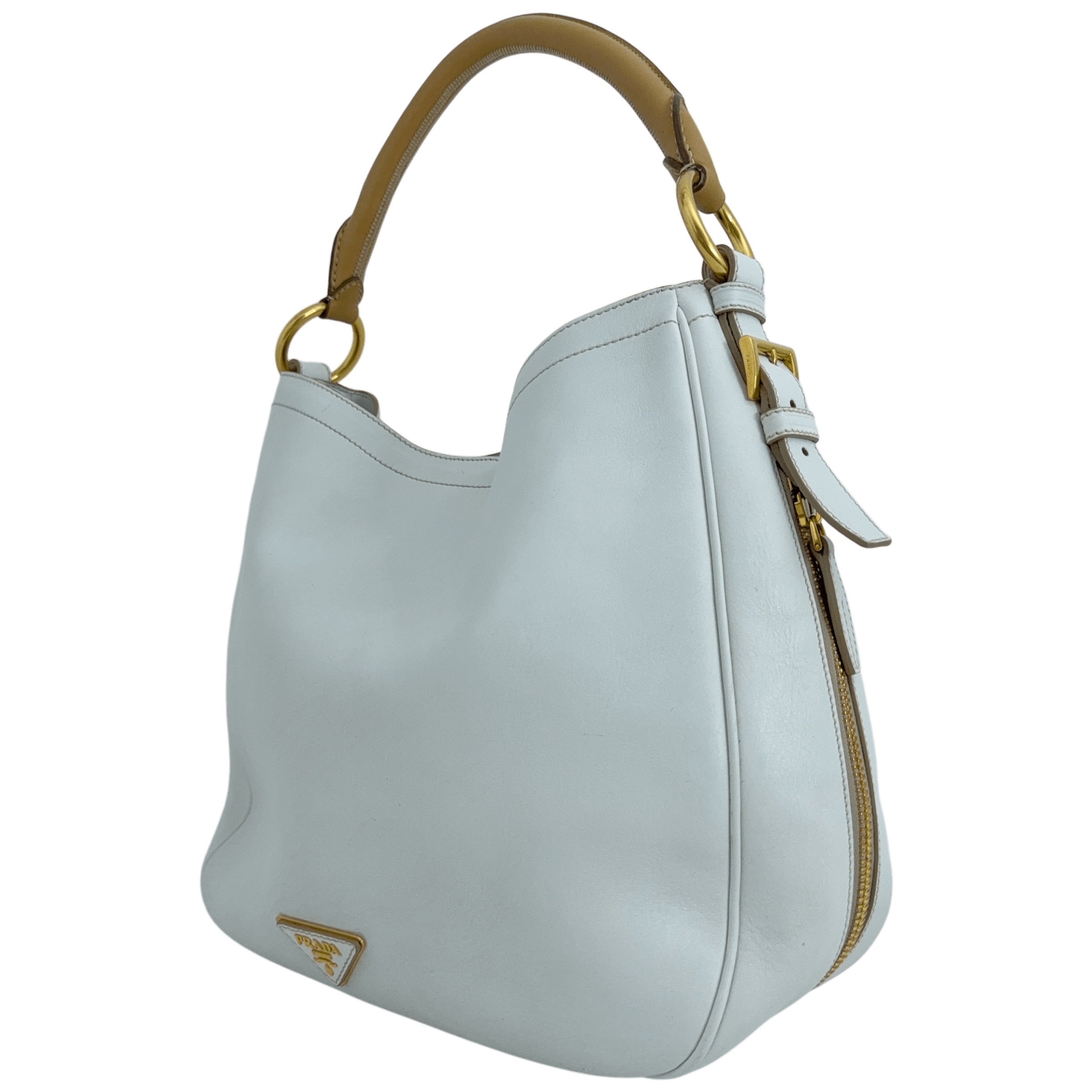 White Large Shoulder Bag