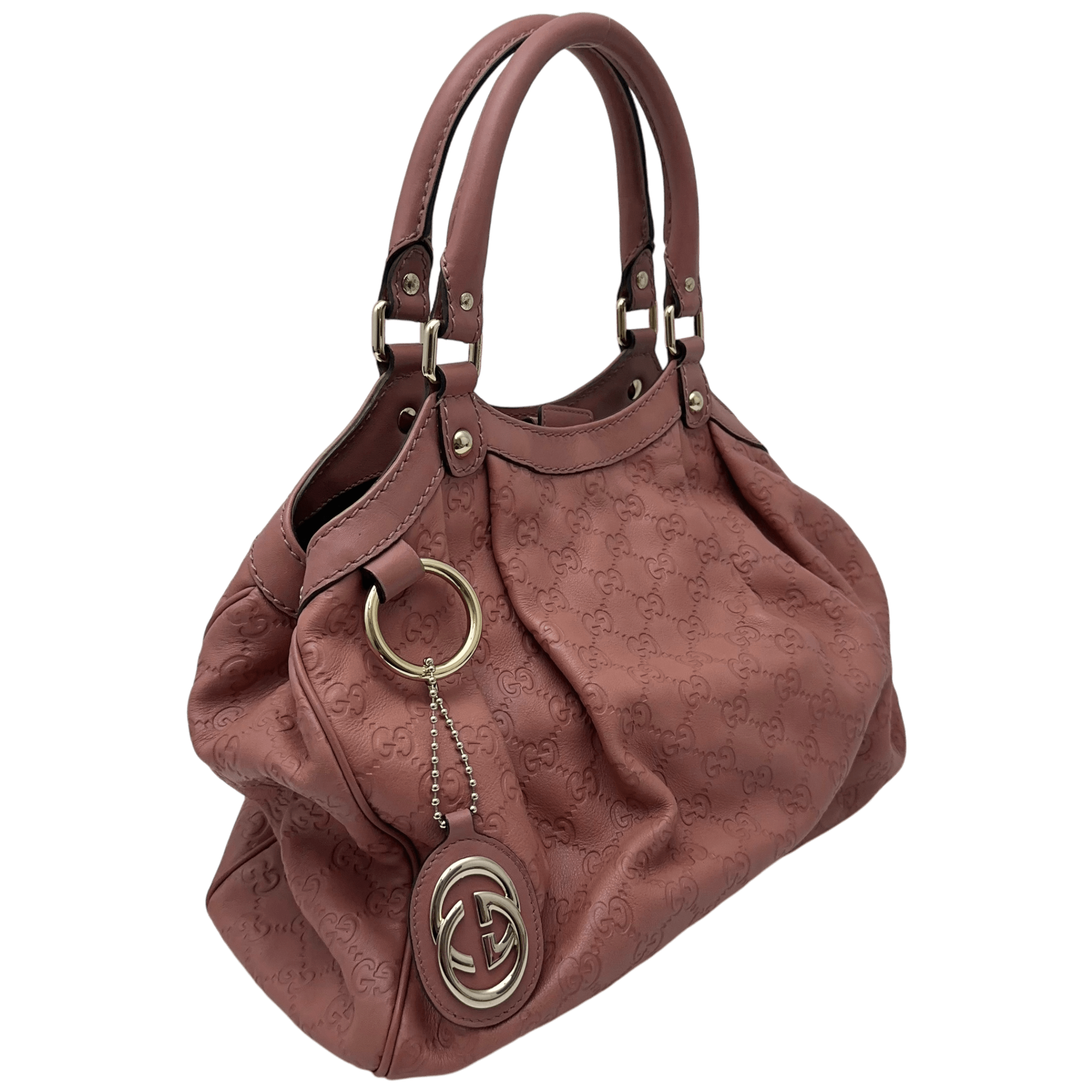 Pink Guccissima Handbag