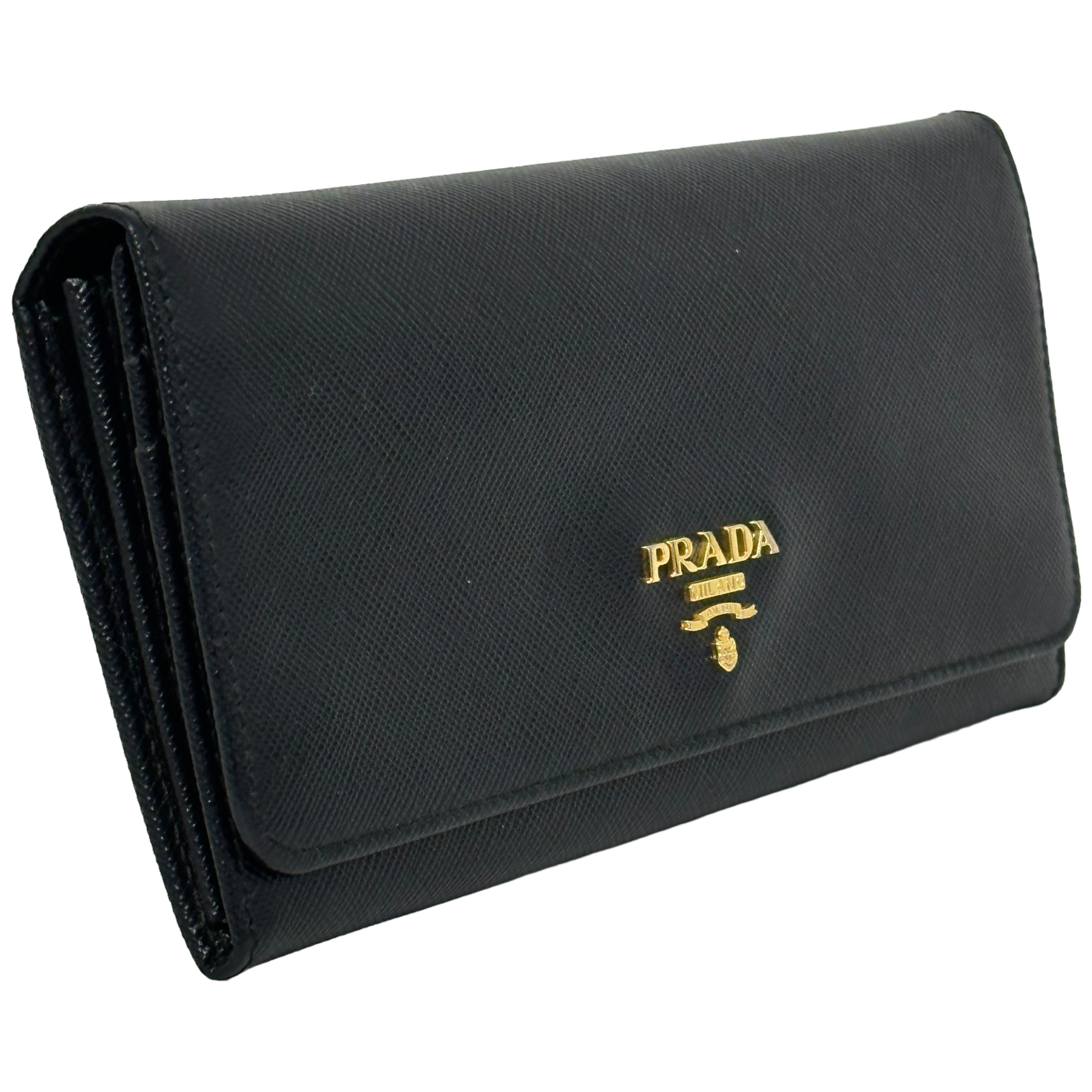 Saffiano Wallet w/ Chain