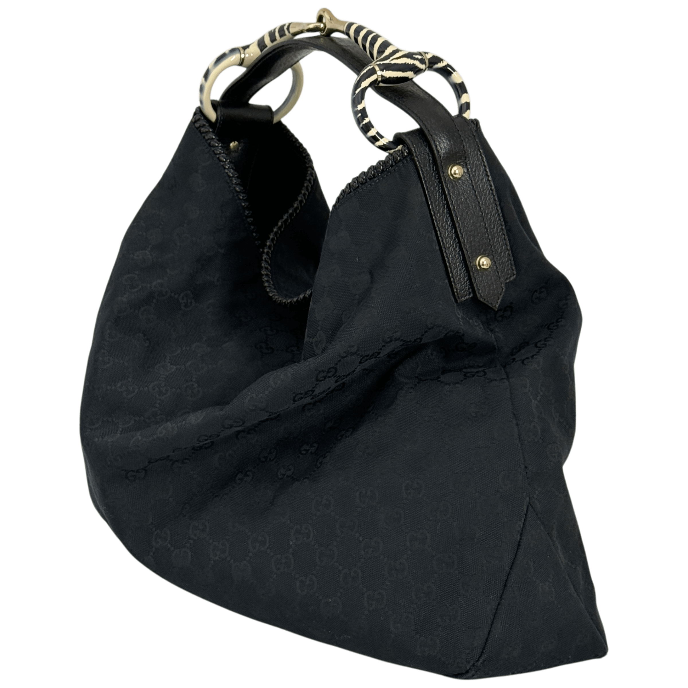 Large Horsebit Hobo Bag