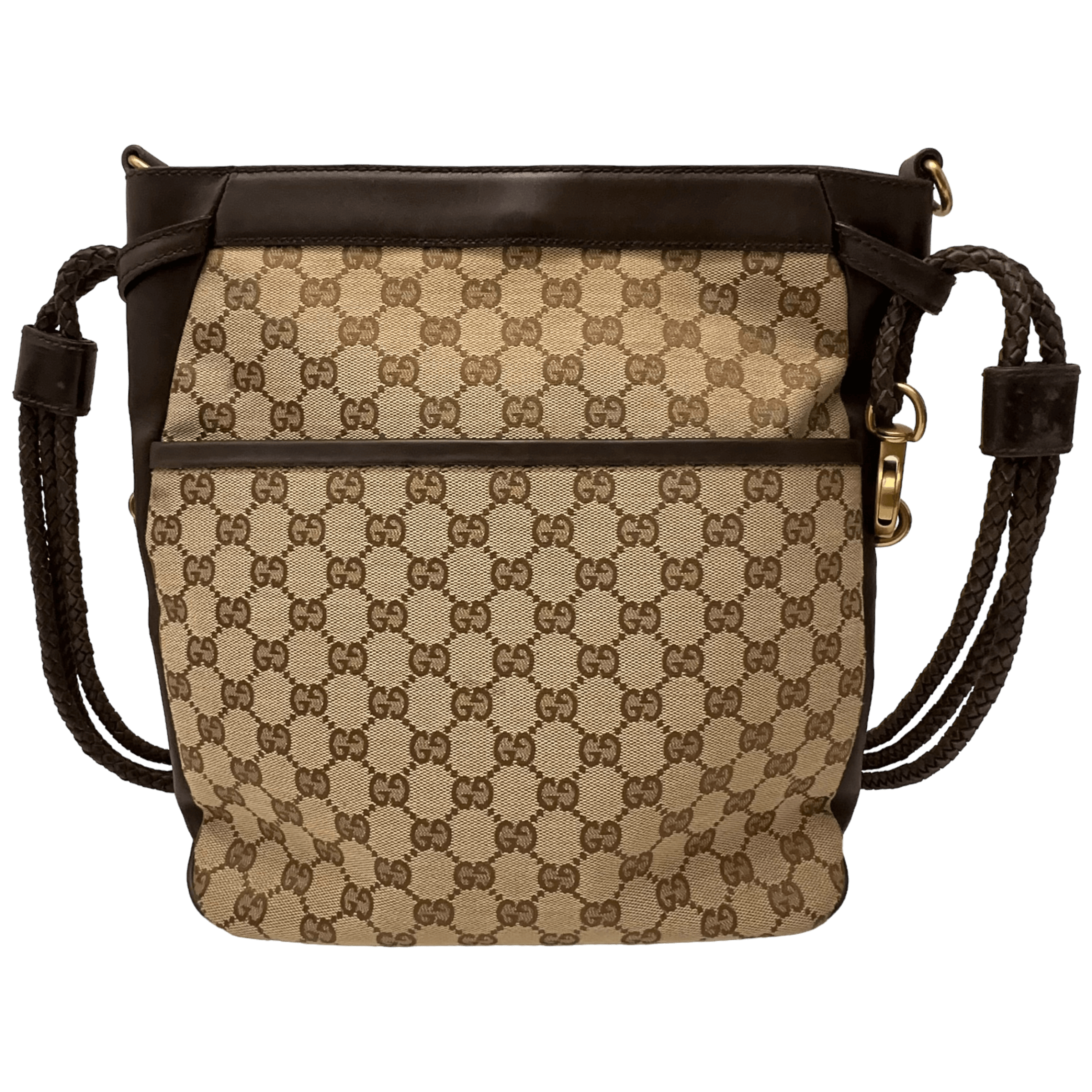 Braided GG Canvas Crossbody