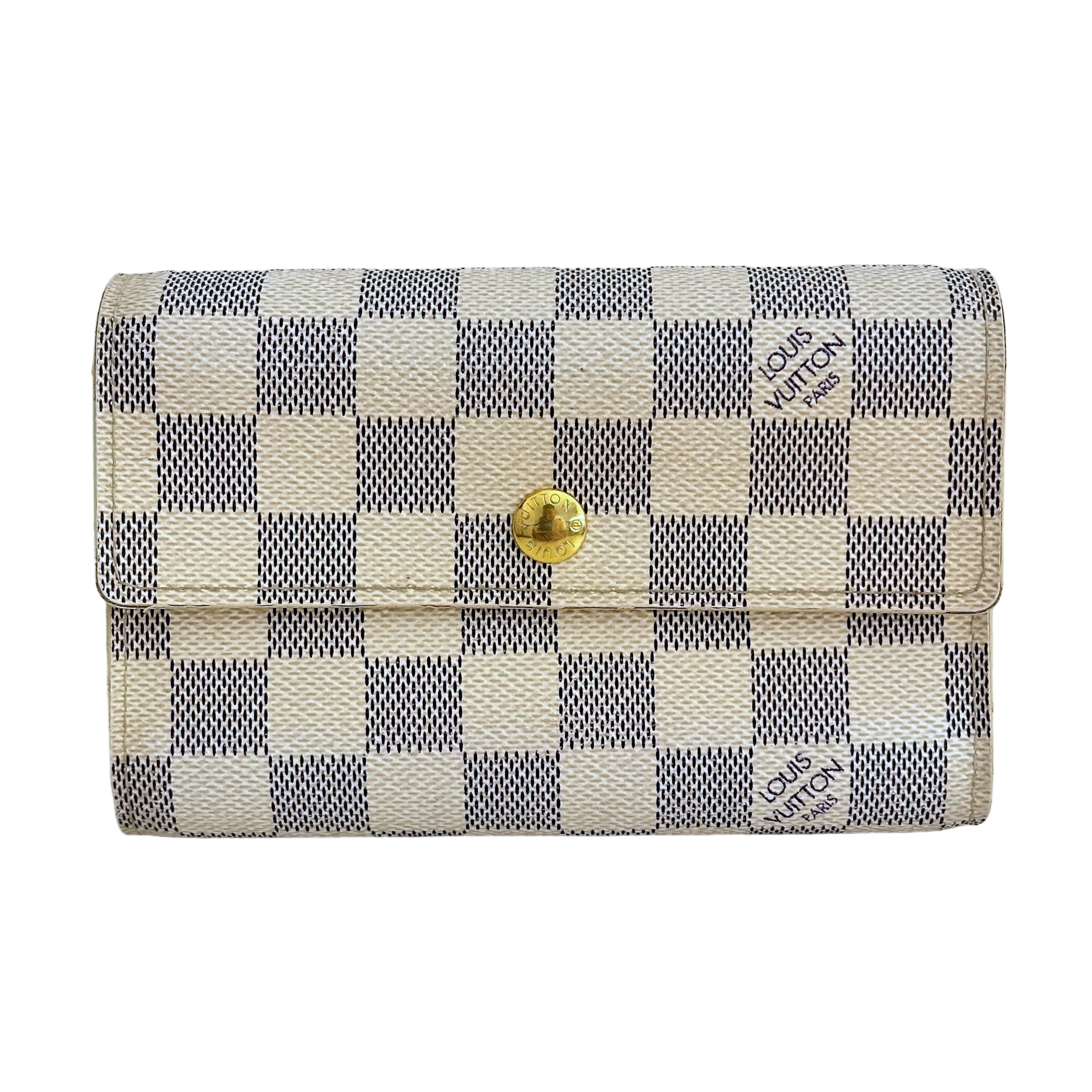 Damier Azur Large Compact Wallet