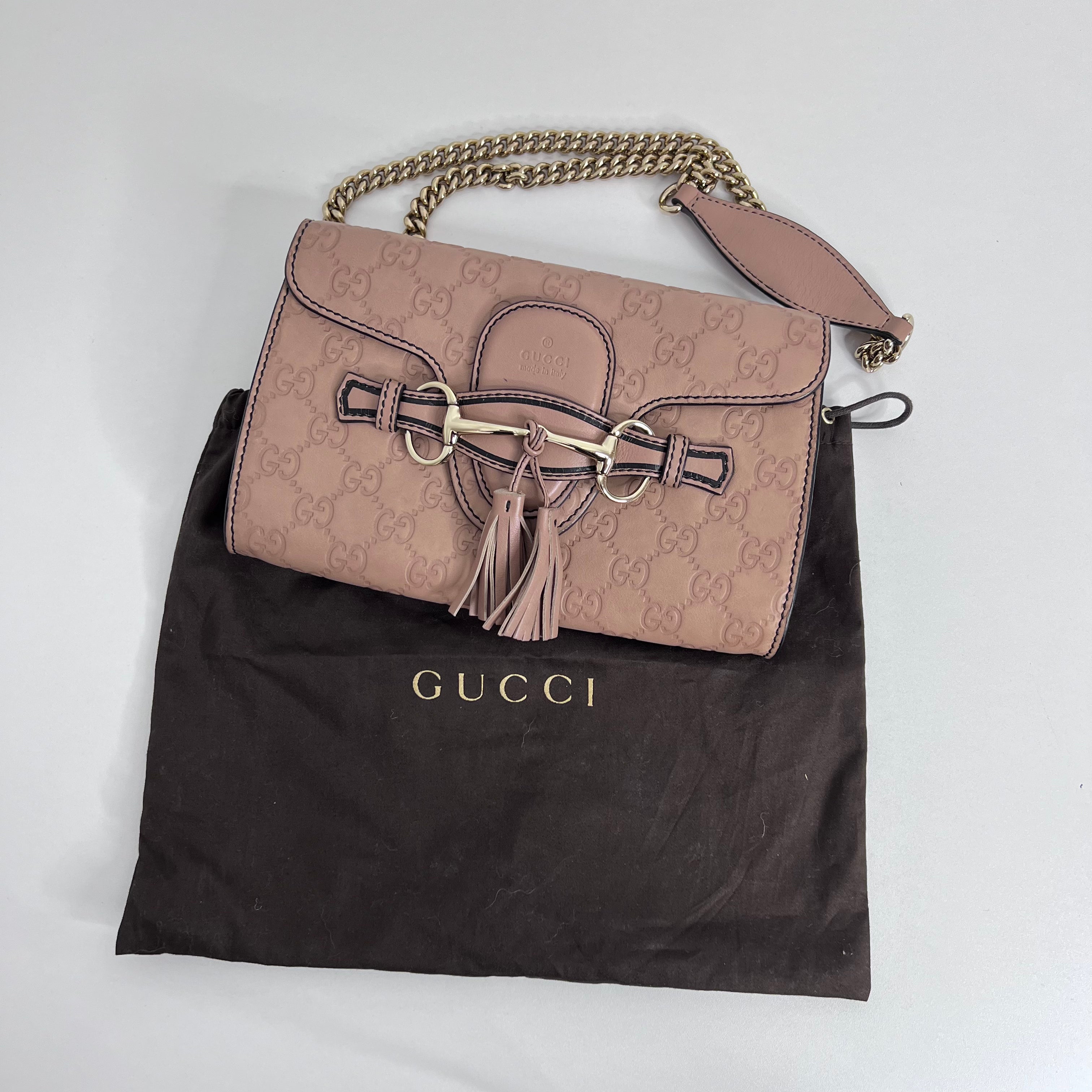 Mini Micro Guccissima Emily Shoulder Bag