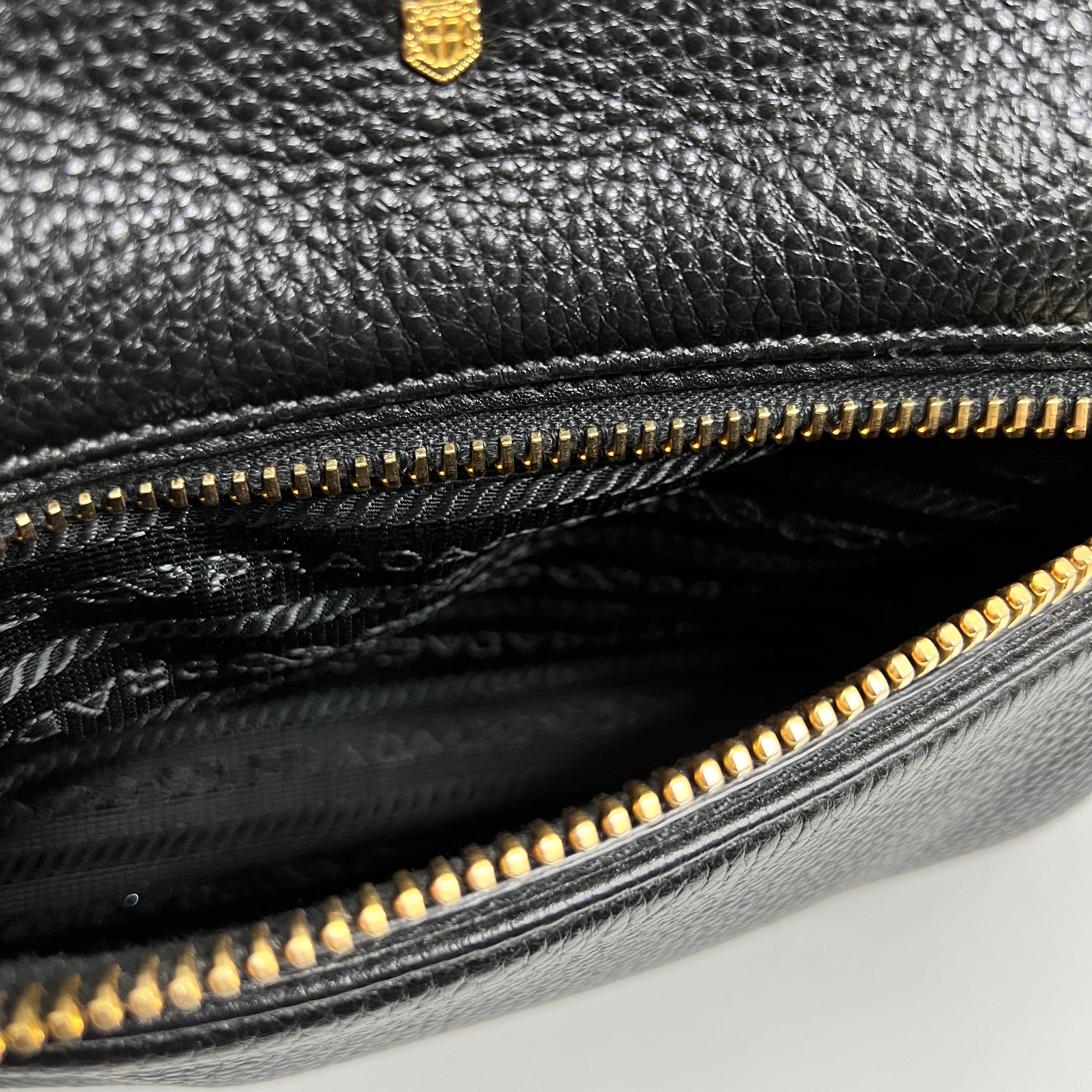 Black Vitello Daino Bag