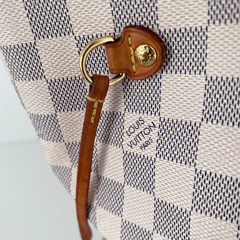 Louis Vuitton - Neverfull Damier Azur MM – The Reluxed Collection