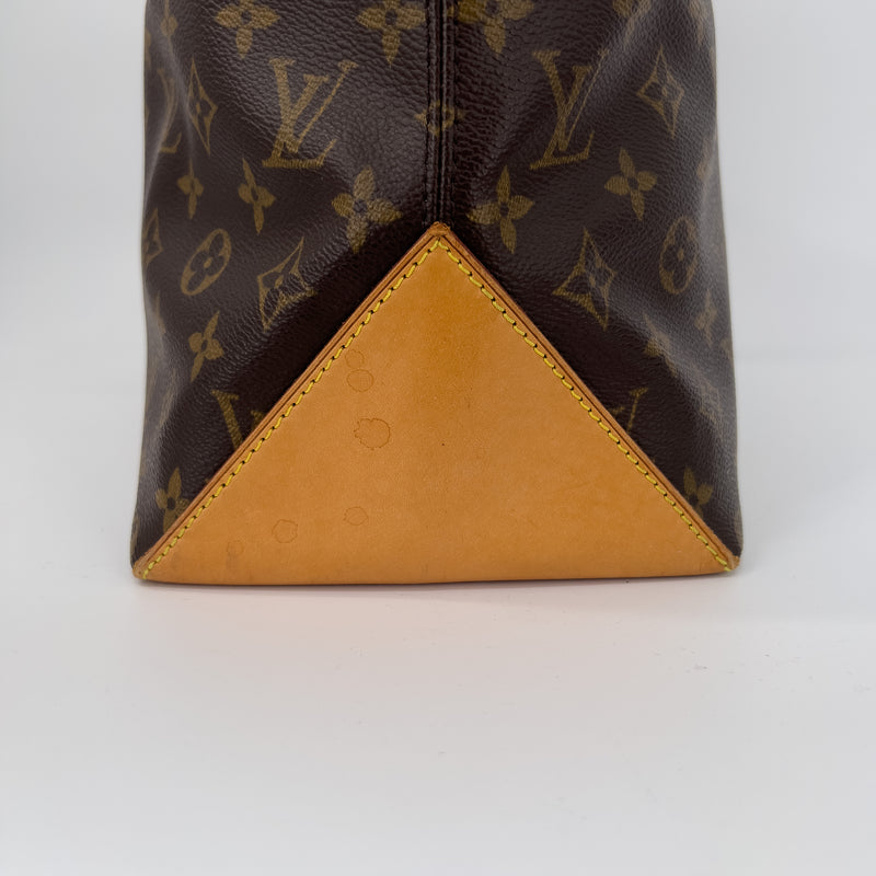 LOUIS VUITTON Monogram Canvas Cabas Mezzo Brown Tote Bag