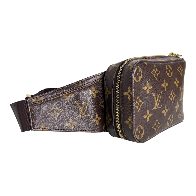 Geronimo cloth bag Louis Vuitton Brown in Cloth - 24946969