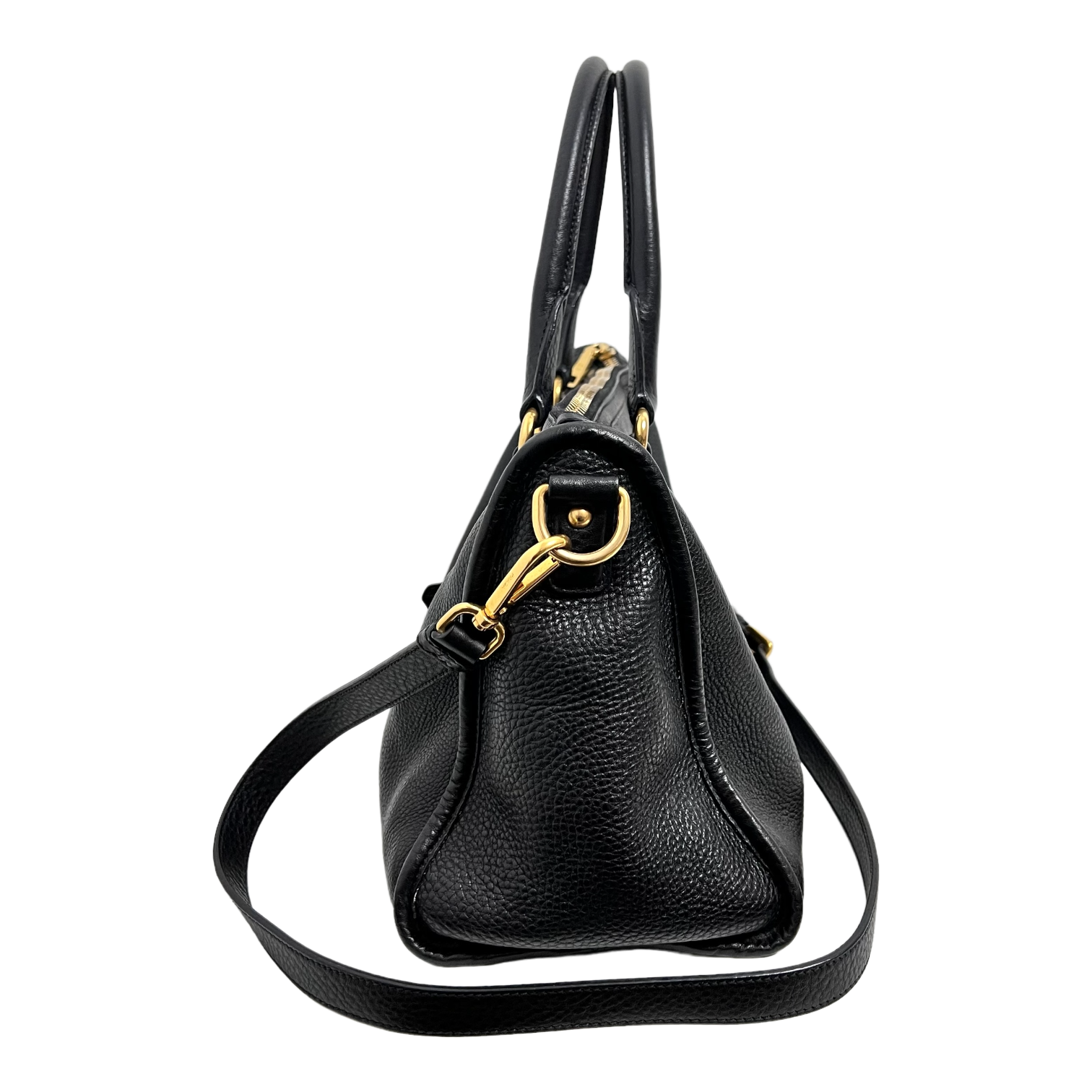 Black Vitello Daino Bag