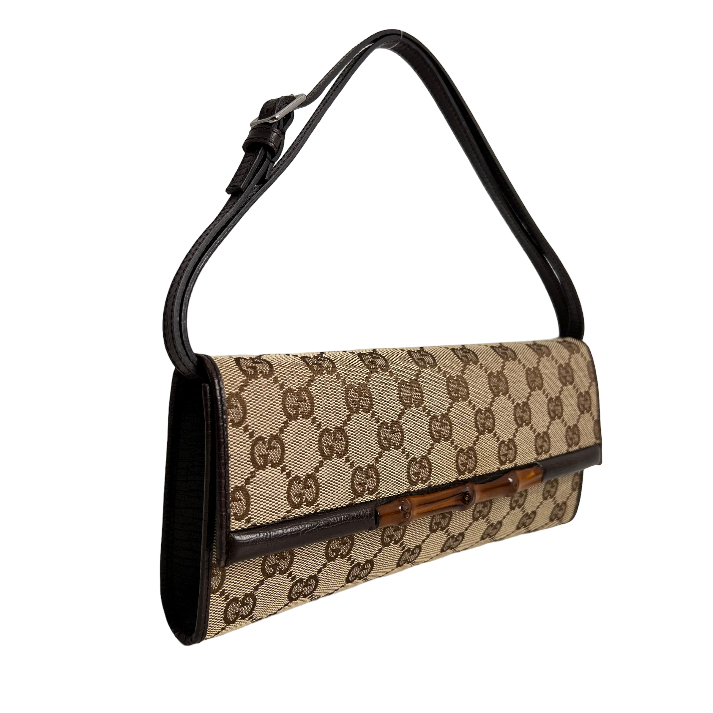 GG Canvas Bamboo Bar Crossbody