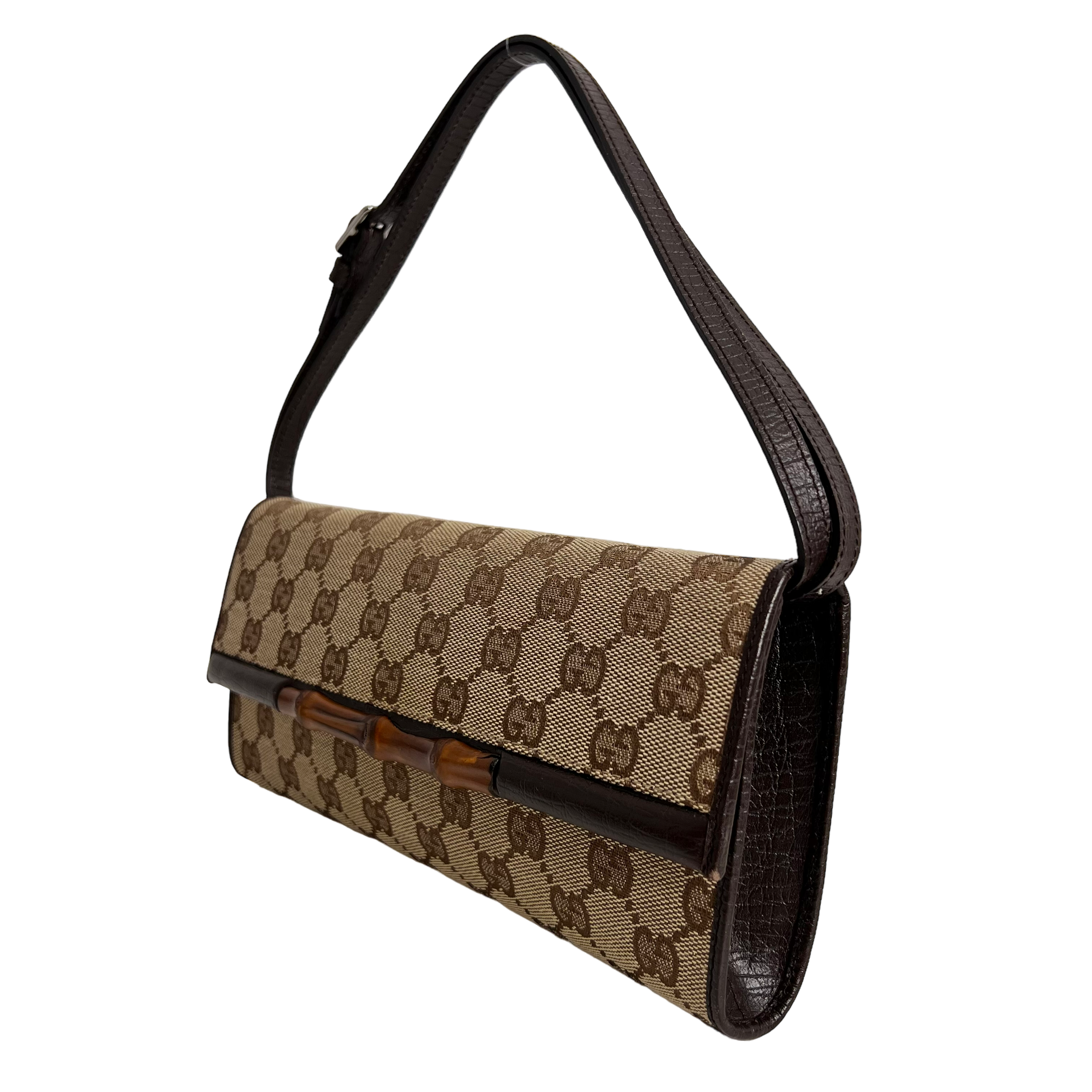 GG Canvas Bamboo Bar Crossbody