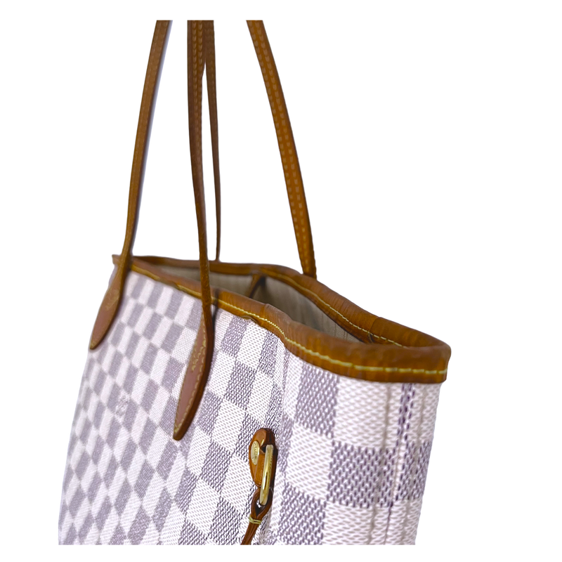 Neverfull MM Damier Azur Canvas - Handbags